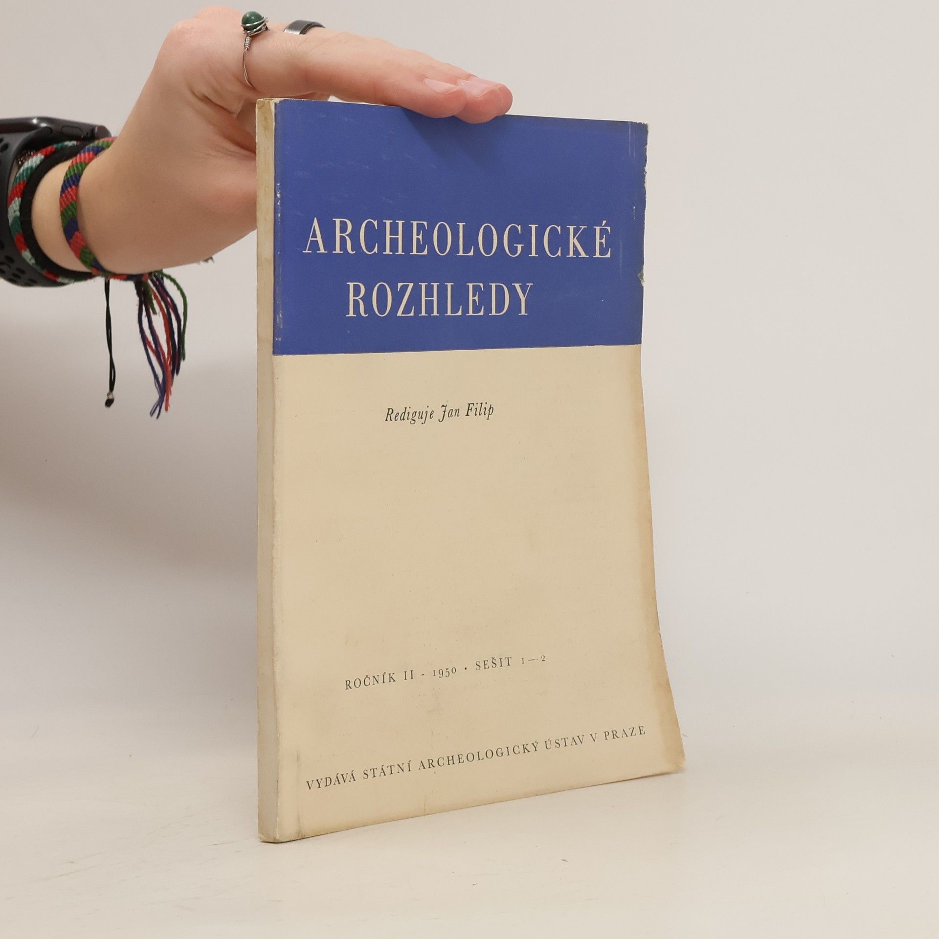 Jan Filip Archeologické rozhledy 1950. Sešit 1-2.