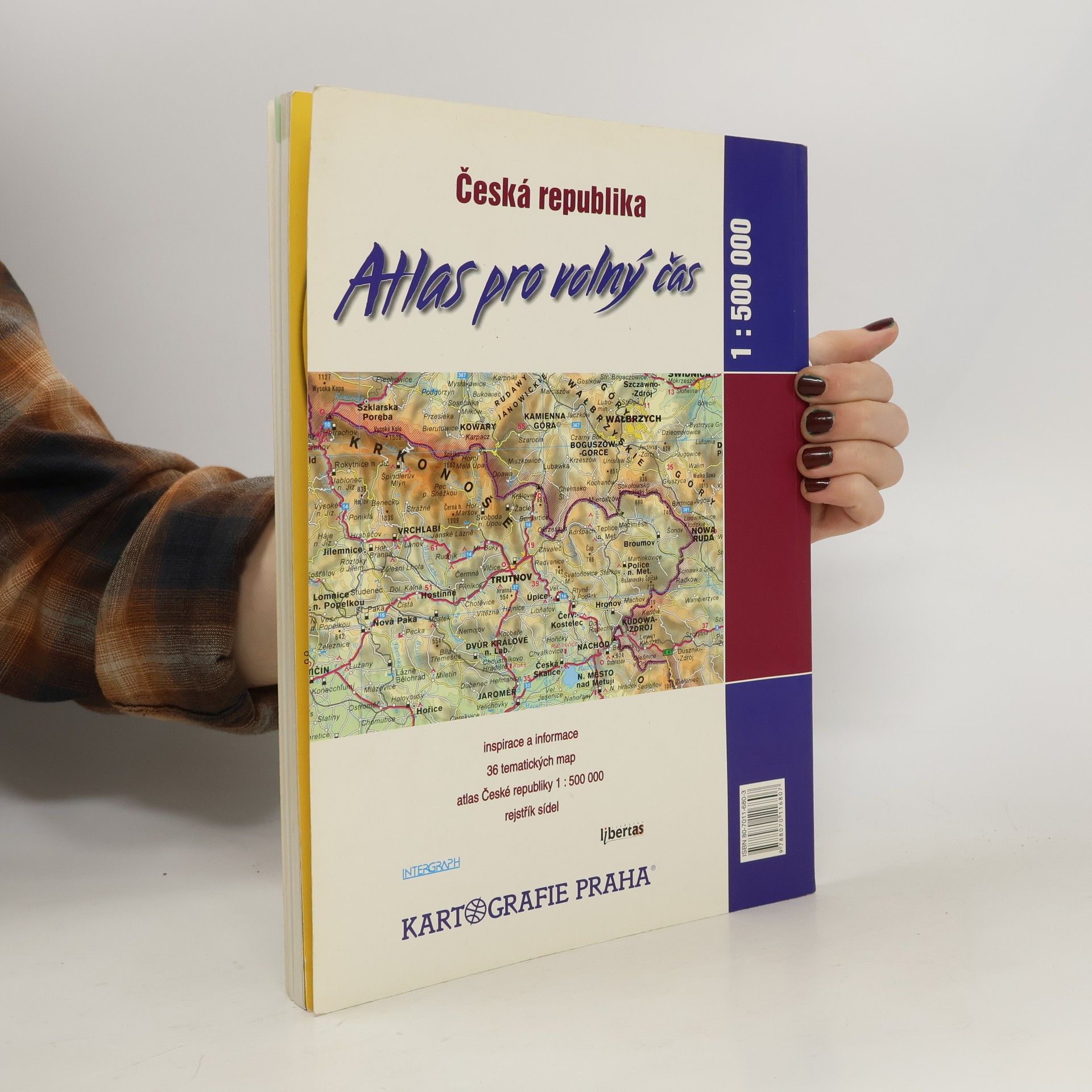 Collectif d'auteurs Česká republika atlas pro volný čas 1:500 000