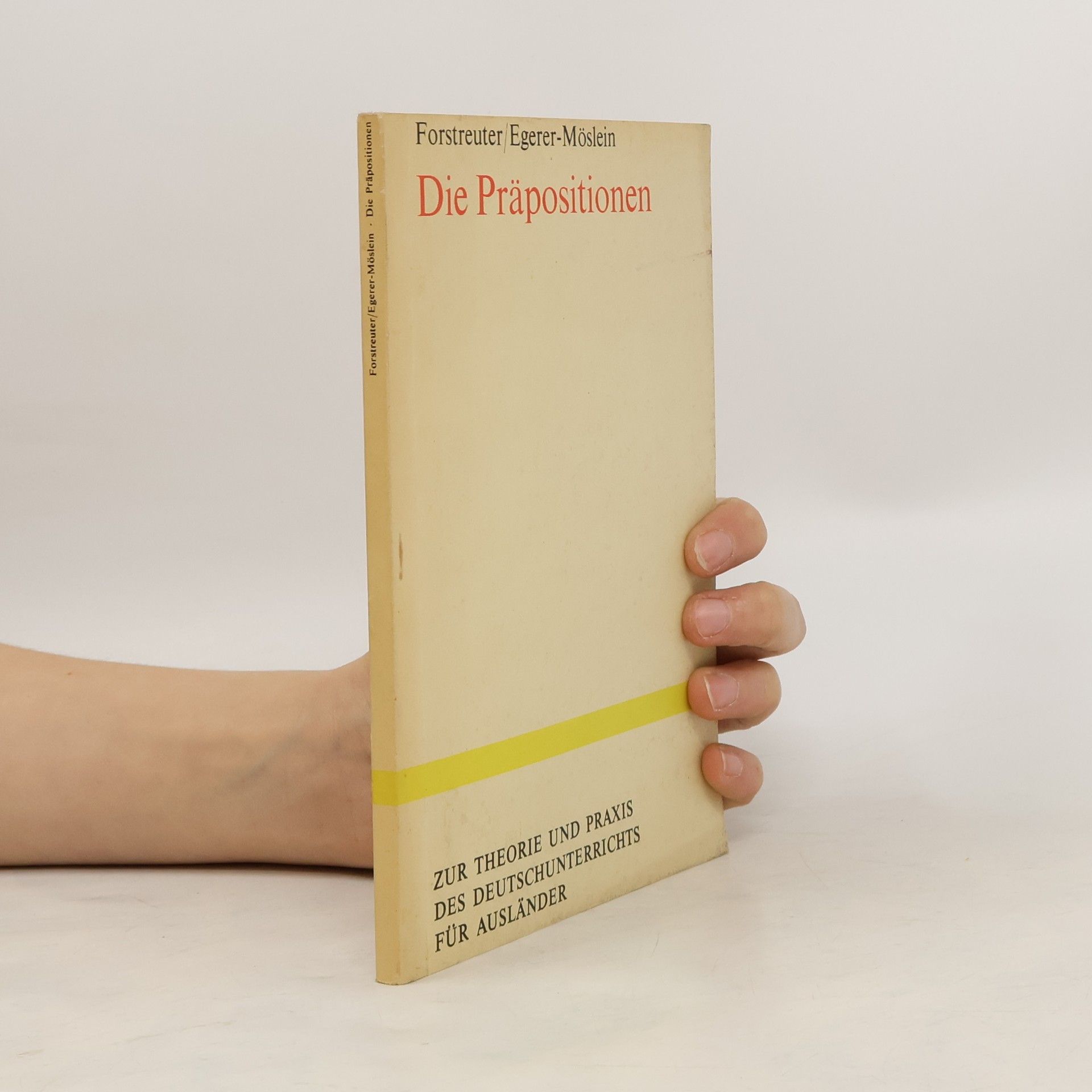 Eike Forstreuter Die Präpositionen