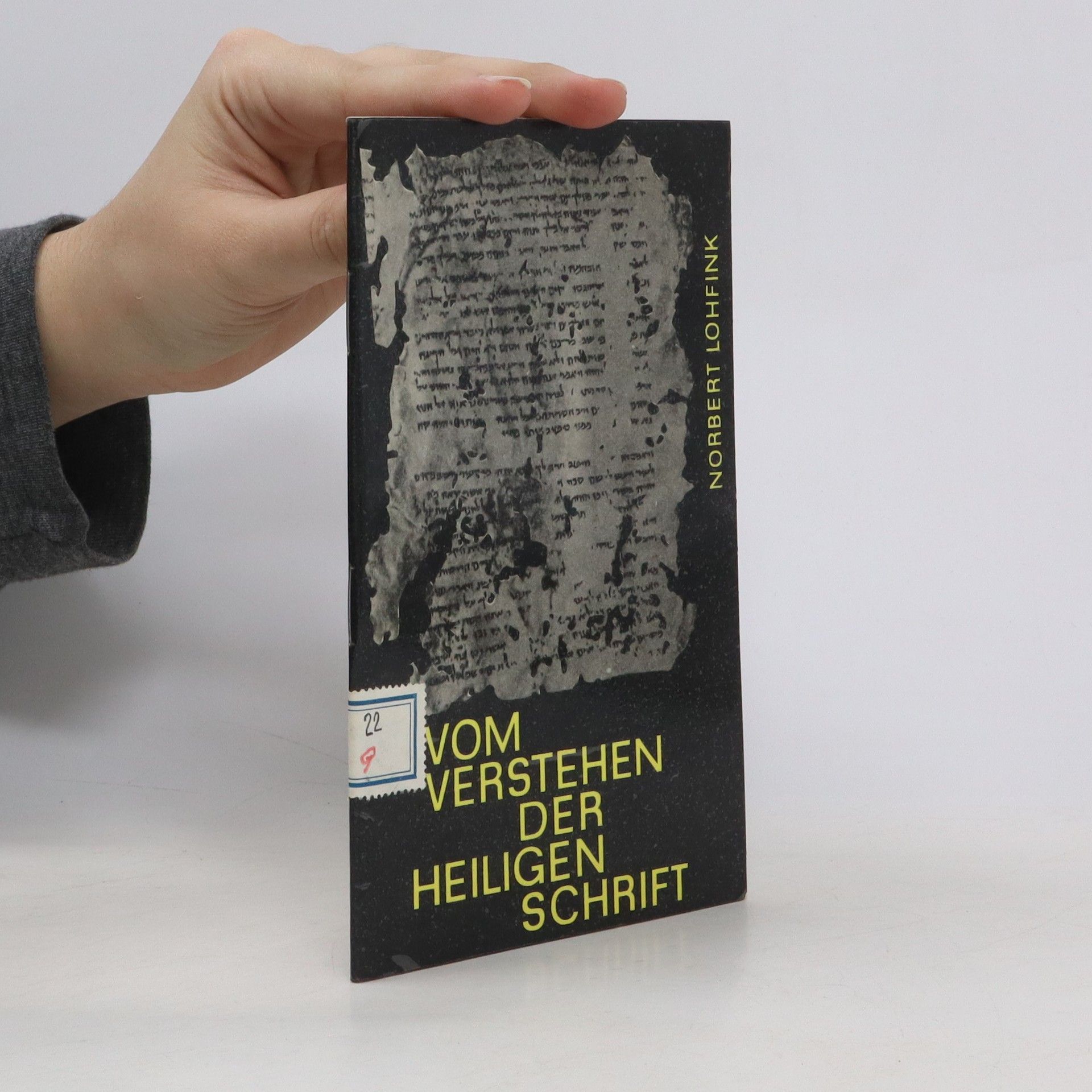 Norbert Lohfink Vom verstehen der Heiligen Schrift
