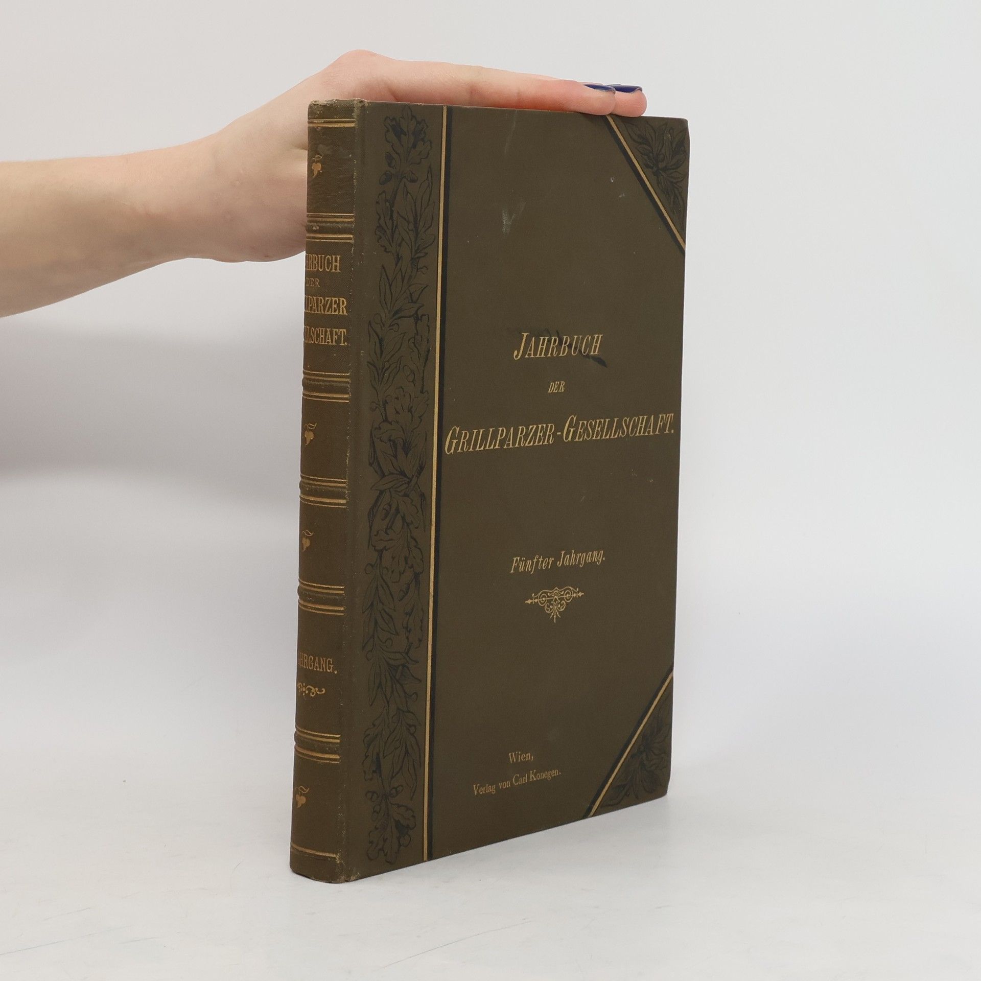 Grillparzer-Gesellschaft Jahrbuch der Grillparzer-Gesellschaft