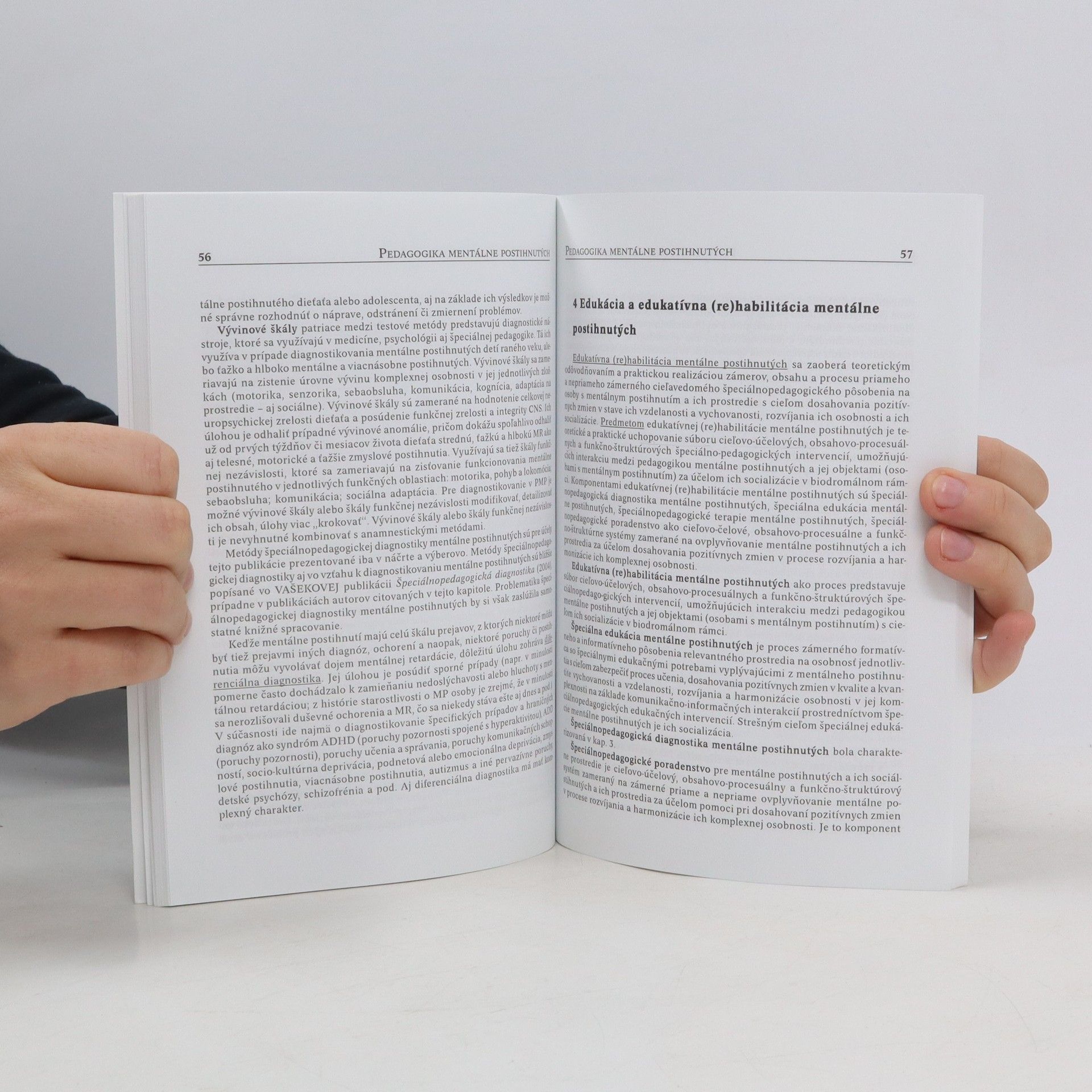 Alica Vančová Pedagogika mentálne postihnutých