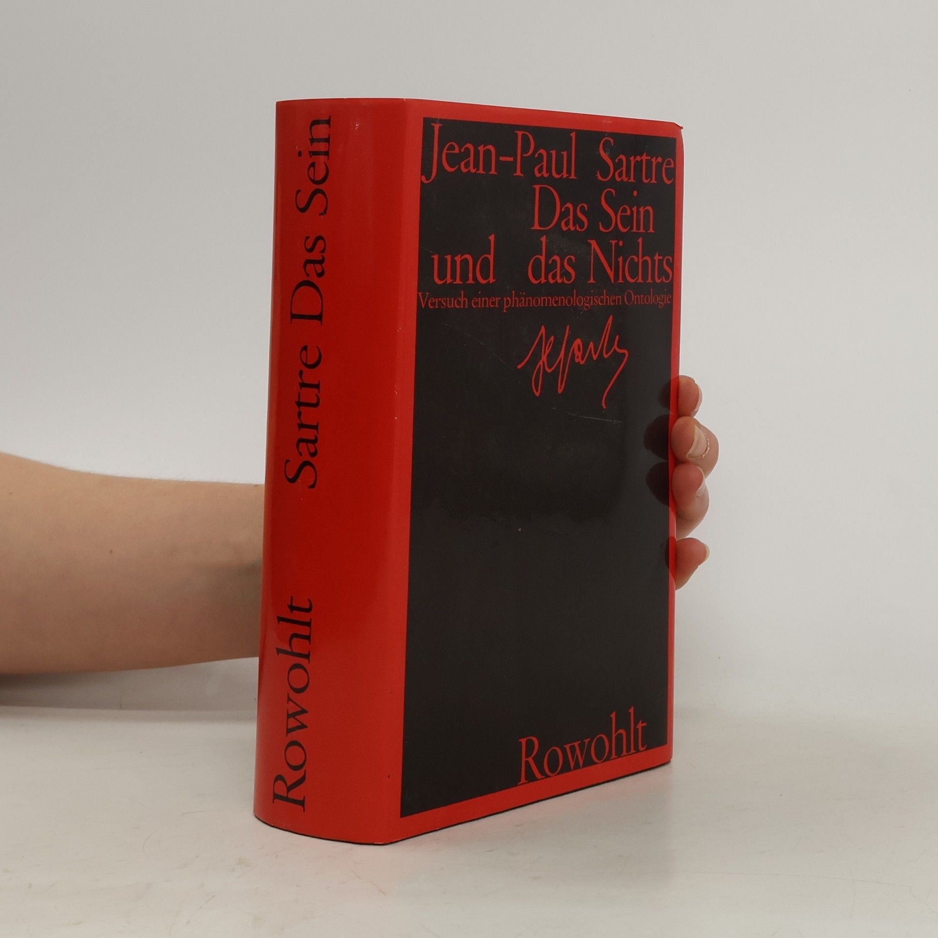 Jean-Paul Sartre Das Sein und das Nichts