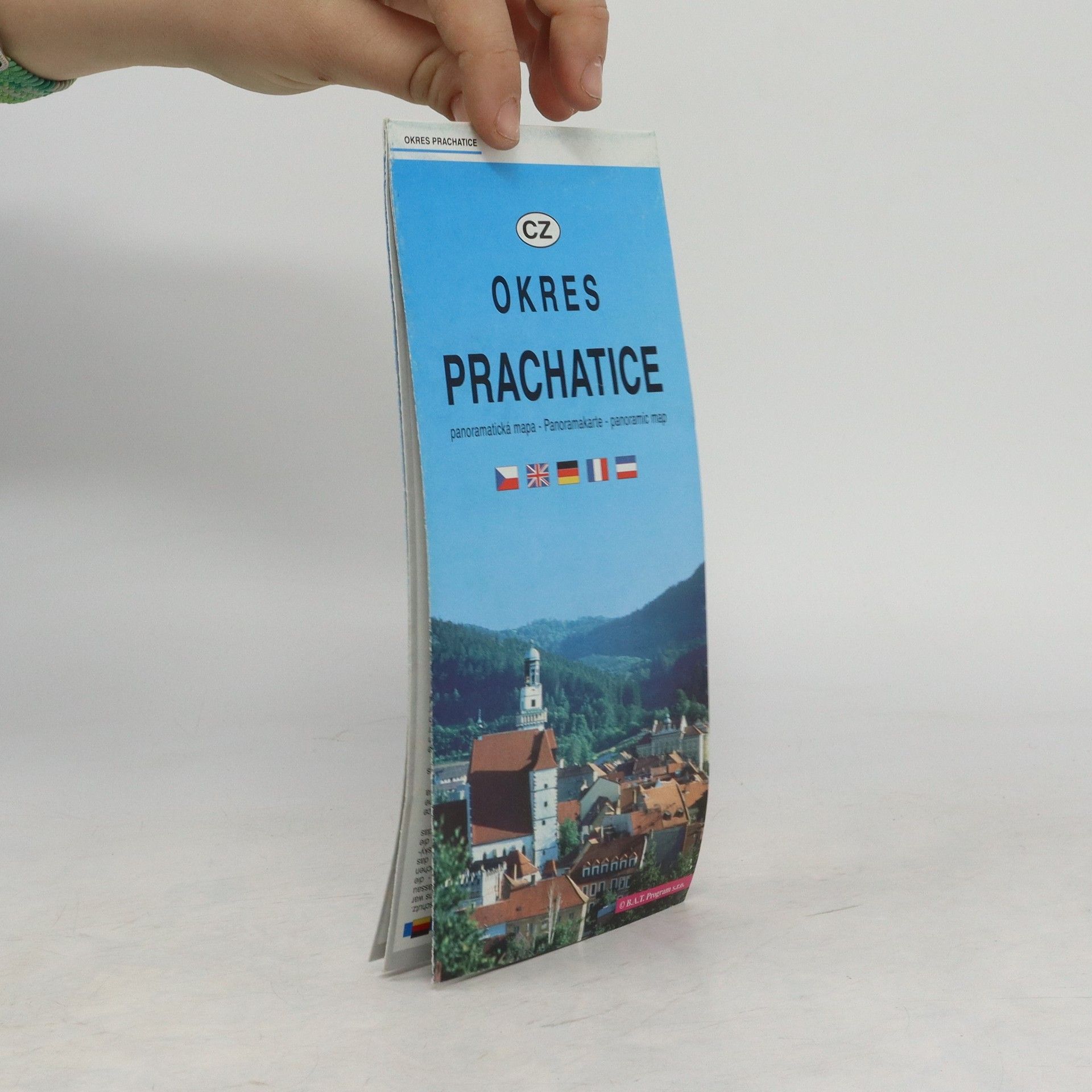 Autores varios Okres Prachatice. Panoramatická mapa