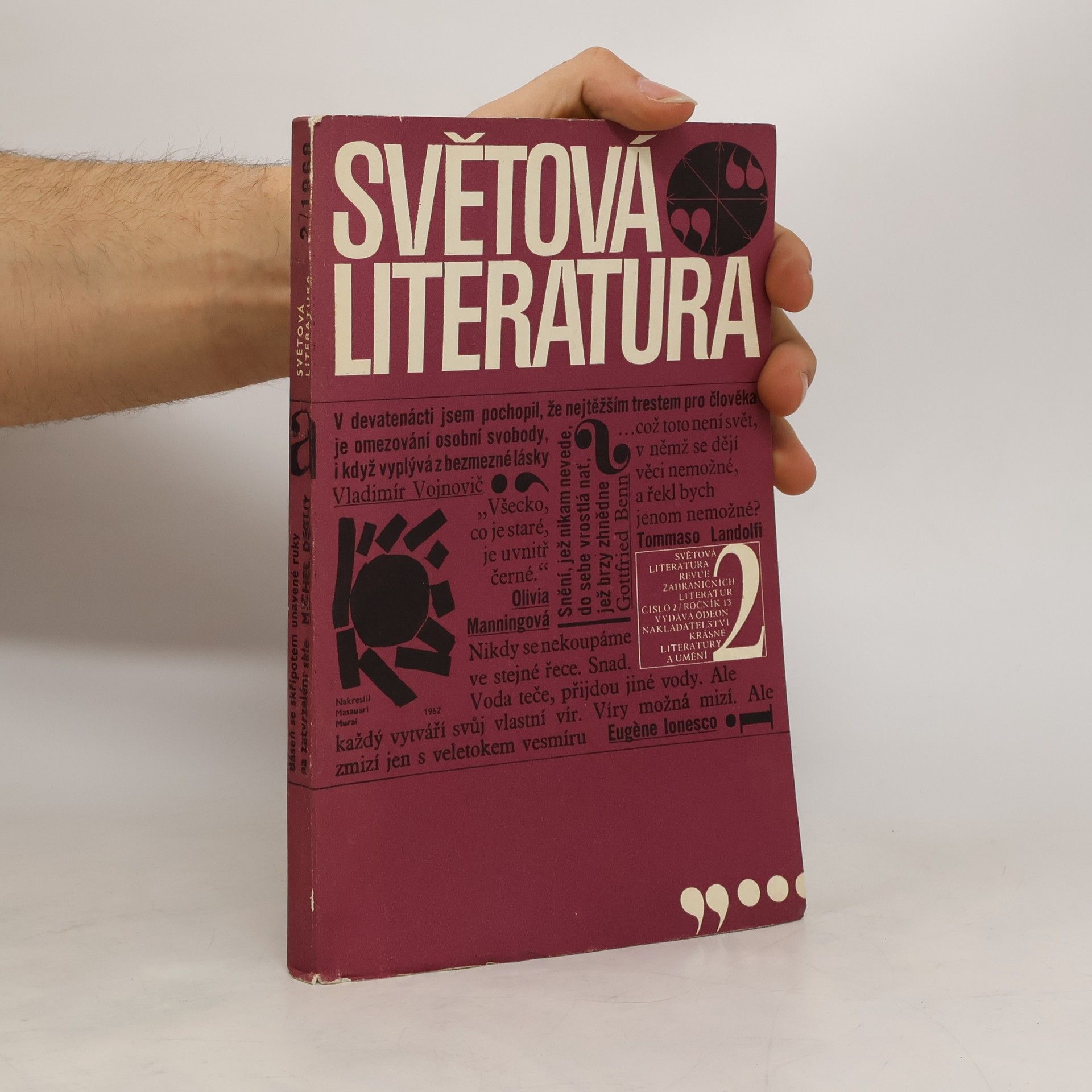 Autorenkollektiv Světová literatura 2/1968