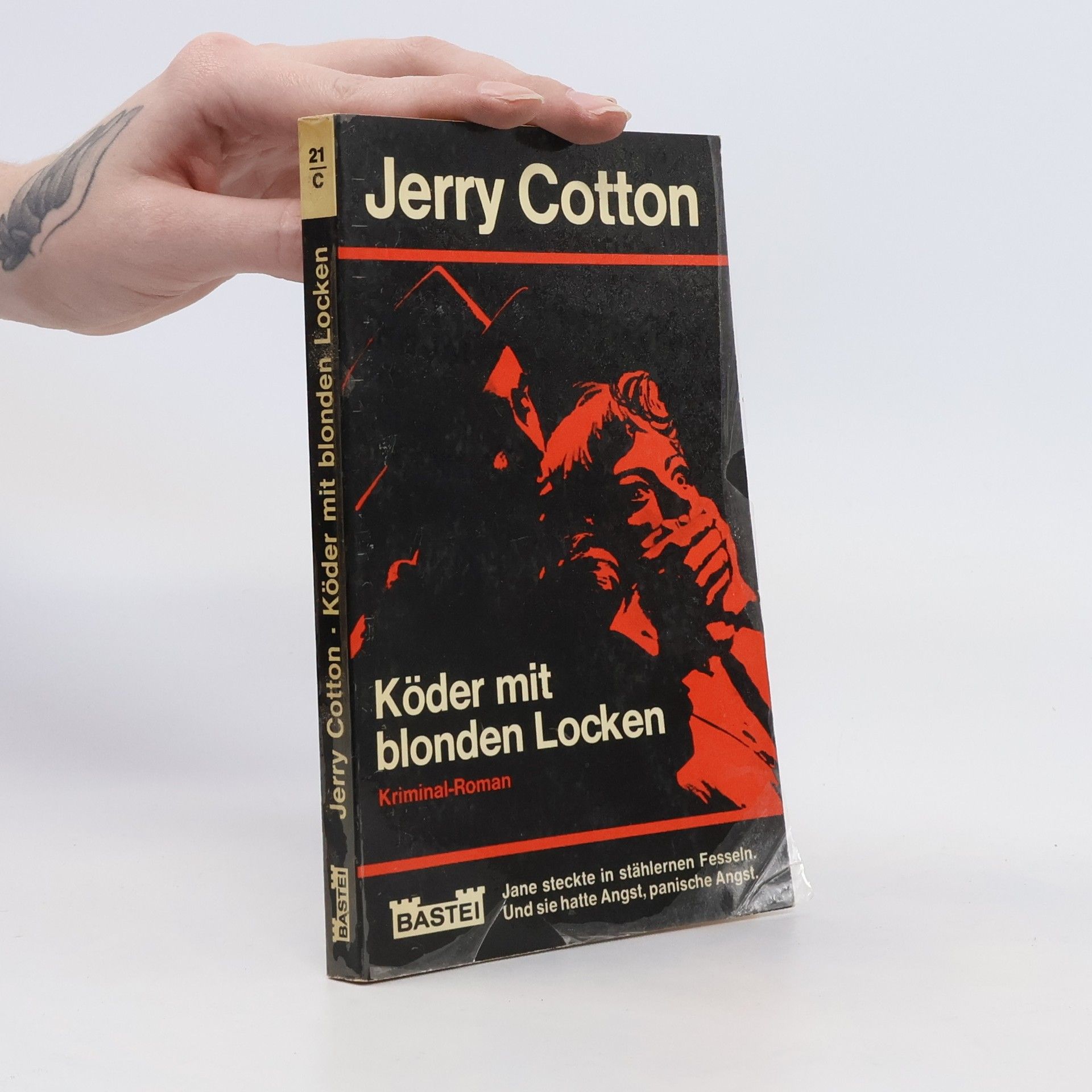 Jerry Cotton Köder mit blonden Locken