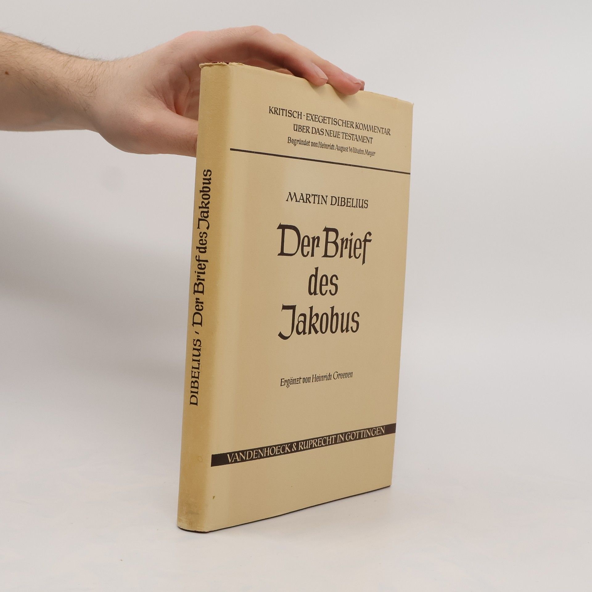 Martin Dibelius Der Brief des Jakobus