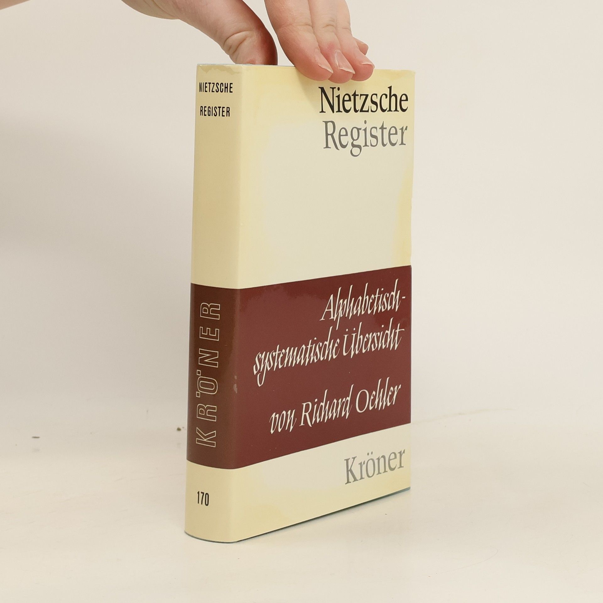 Friedrich Nietzsche Nietzsche-Register