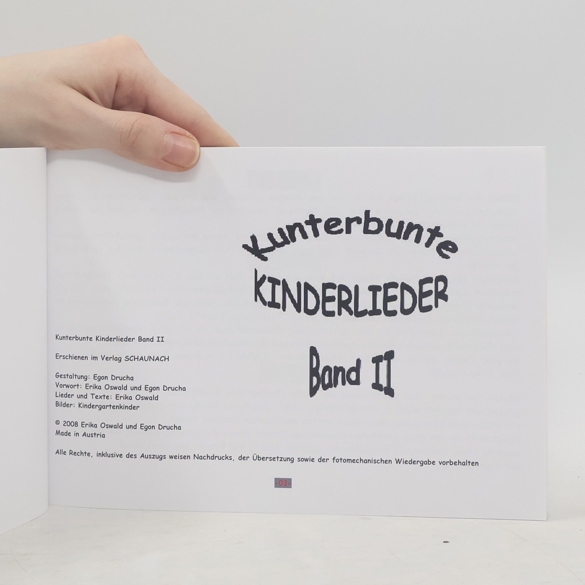 kolektiv Kunterbunte Kinderlieder. Band II