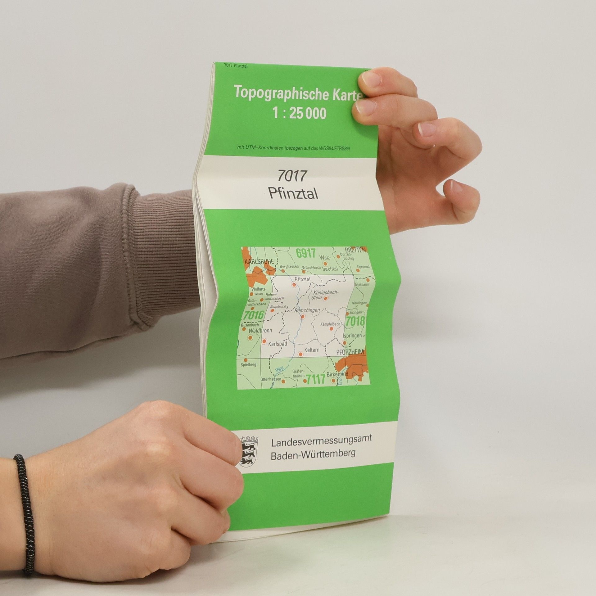 Collectif d'auteurs Topographische Karte Baden-Württemberg Pfinztal