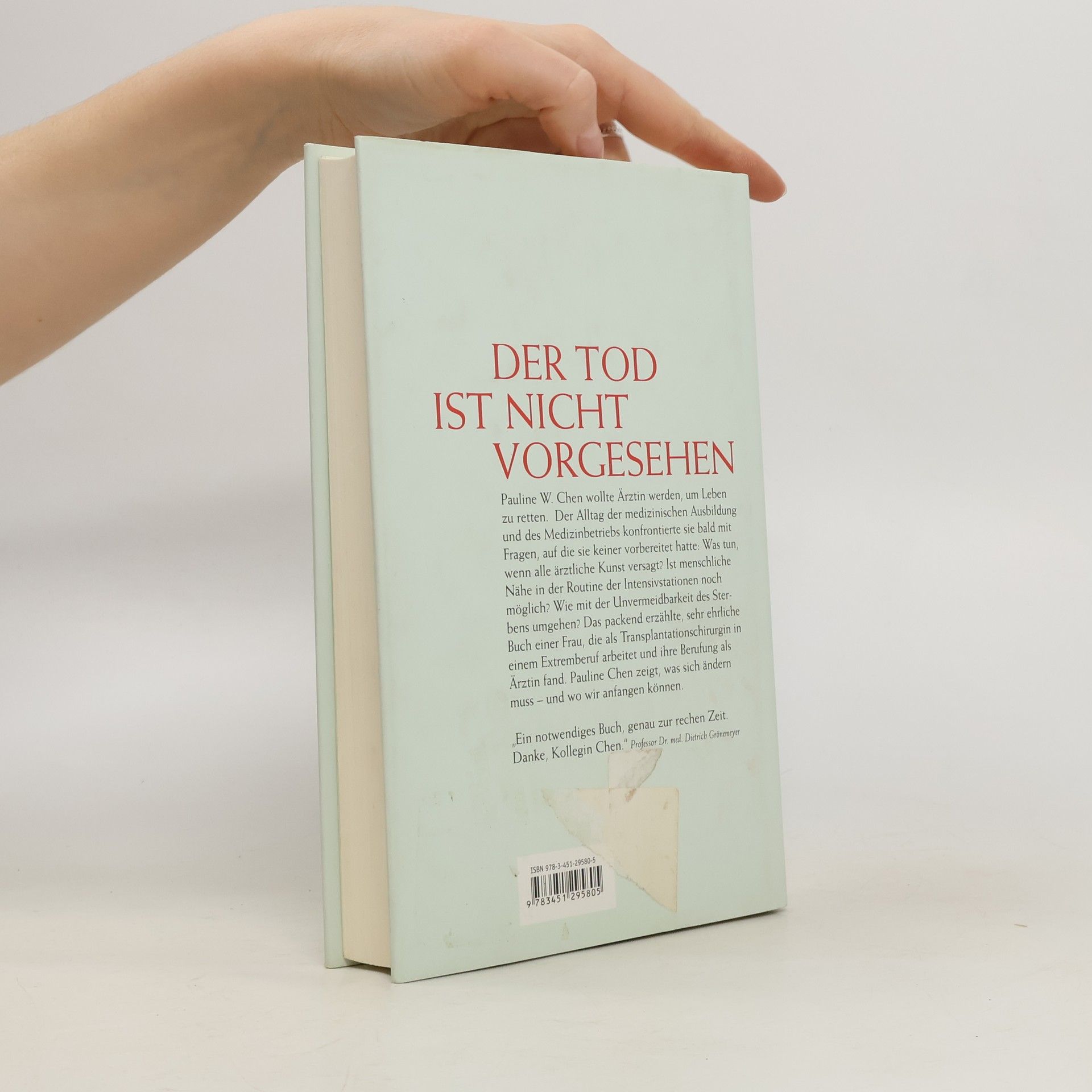 Pauline W. Chen Der Tod ist nicht vorgesehen