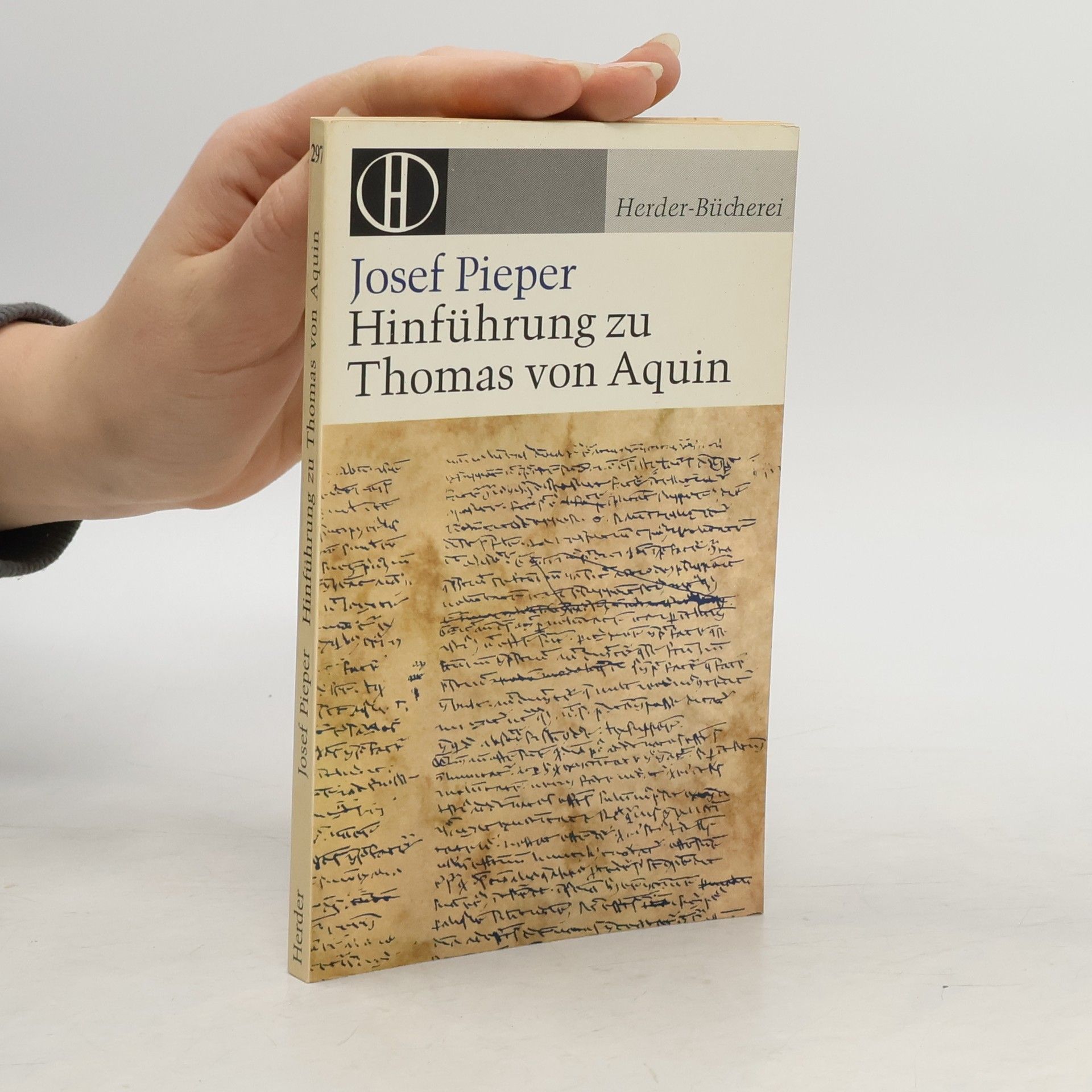 Josef Pieper Hinführung zu Thomas von Aquin. Zwölf Vorlesung