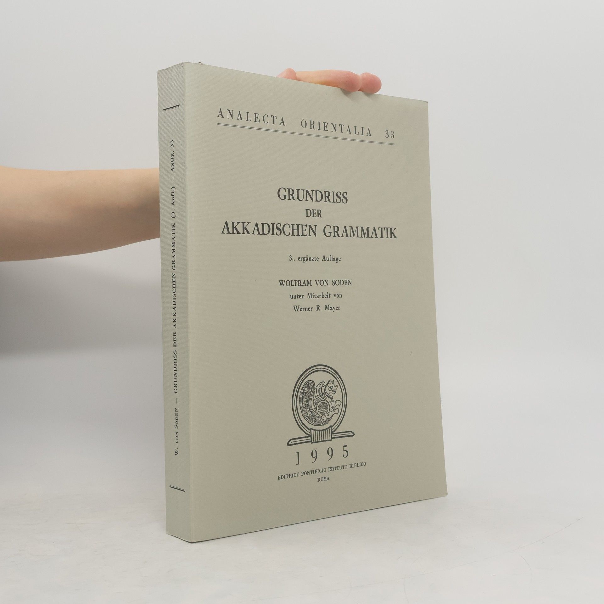 Wiley Cash Grundriss Der Aakadischem Grammatik