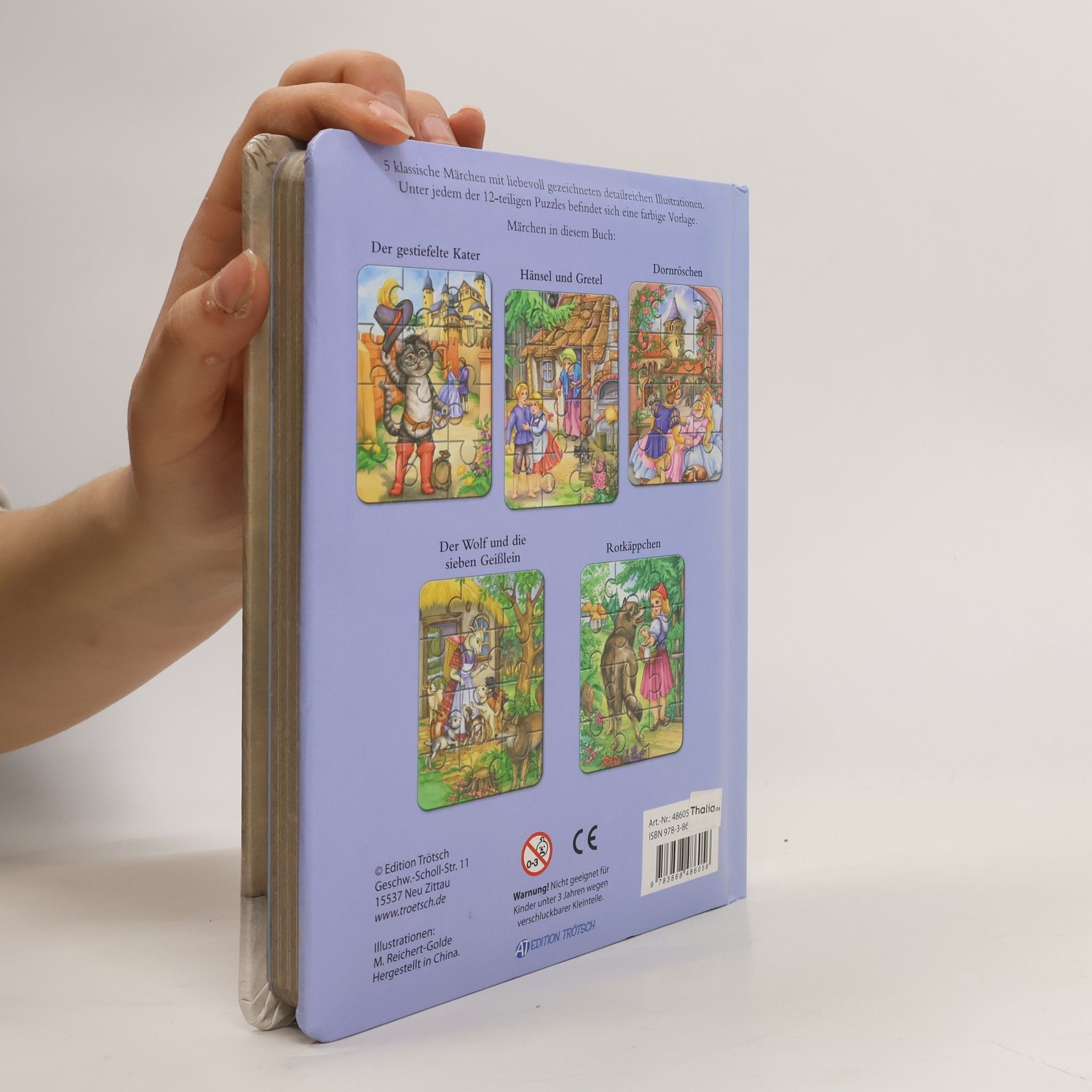 Collectif d'auteurs Märchenpuzzlebuch. 5 Märchen & Puzzles