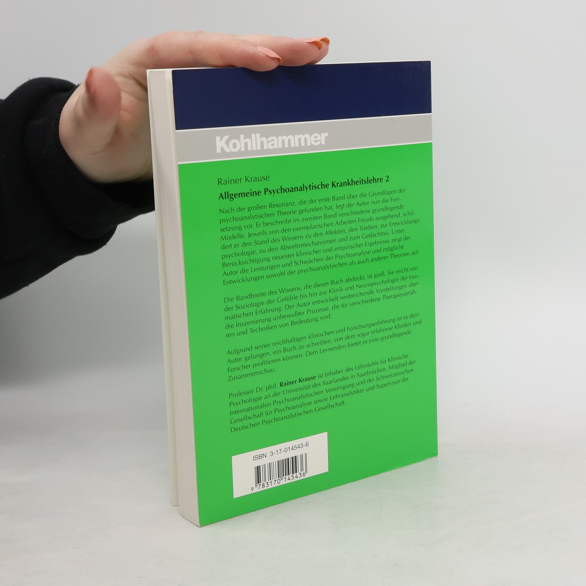 Rainer Krause Allgemeine psychoanalytische Krankheitslehre