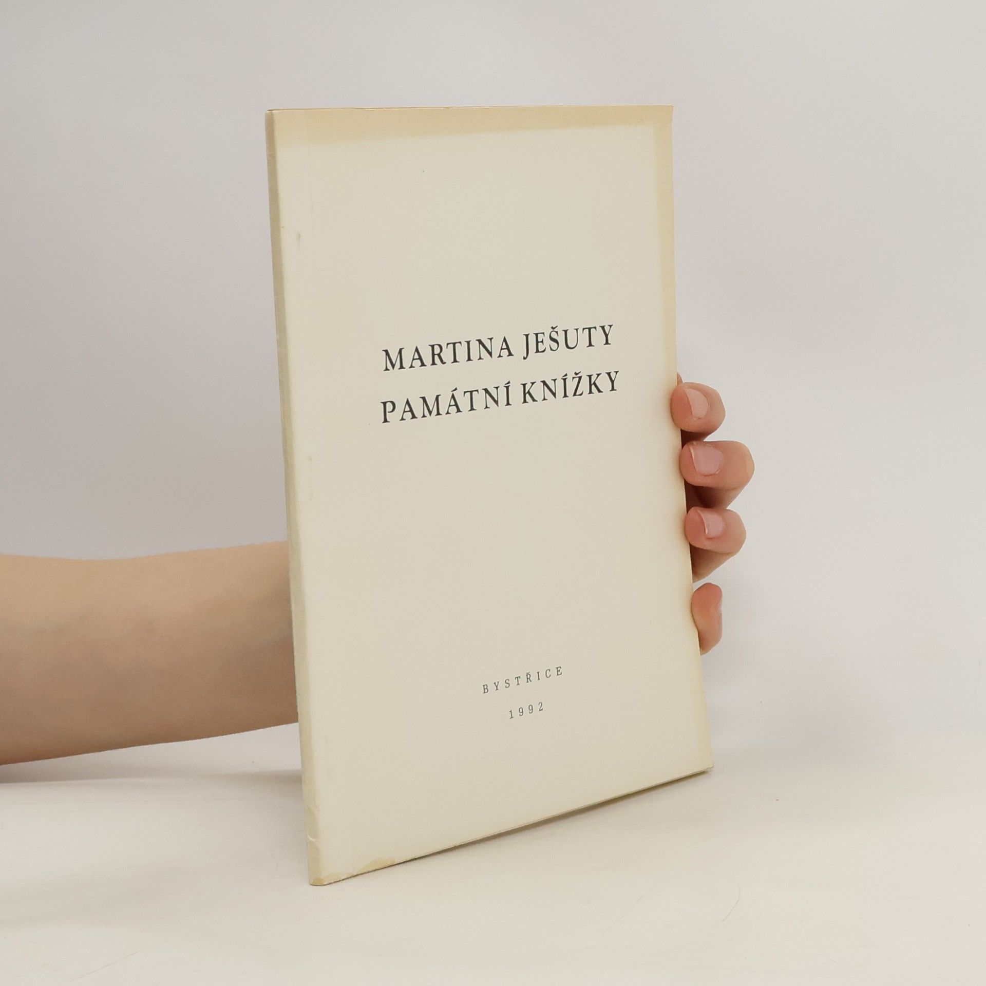Collectif d'auteurs Martina Ješuty památní knížky