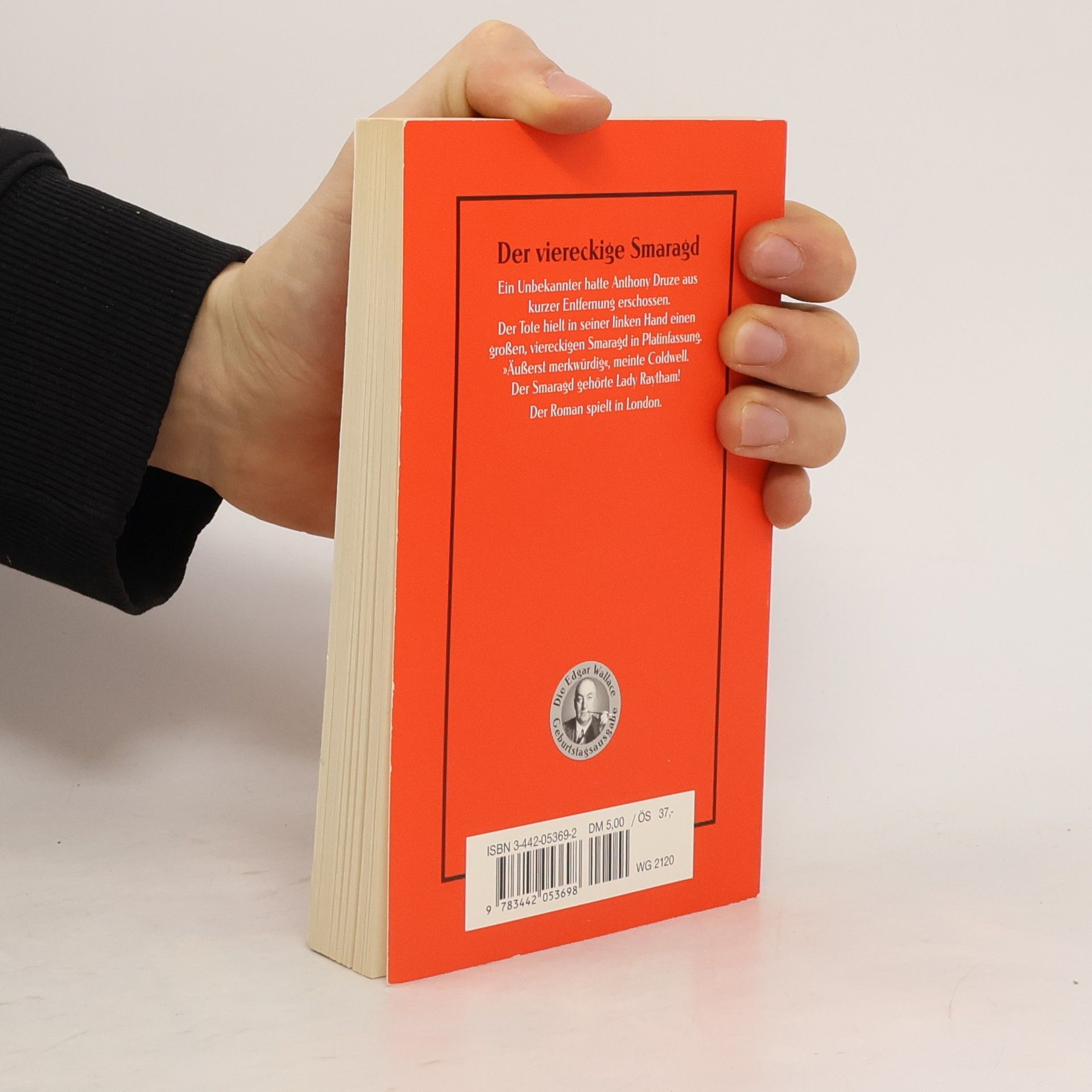 Edgar Wallace Der viereckige Smaragd.