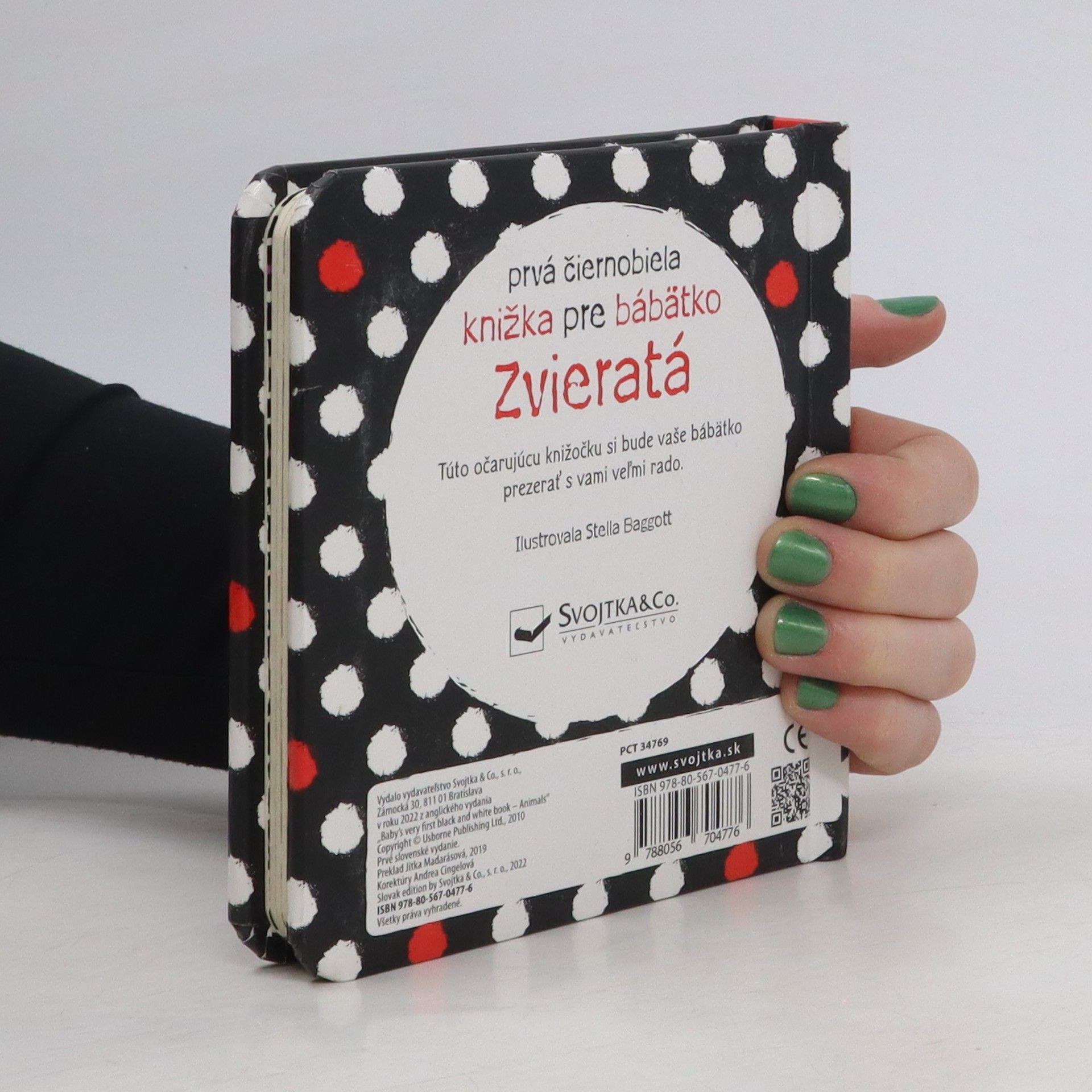 Stella Baggott Prvá čiernobiela knižka pre bábätko: Zvieratá