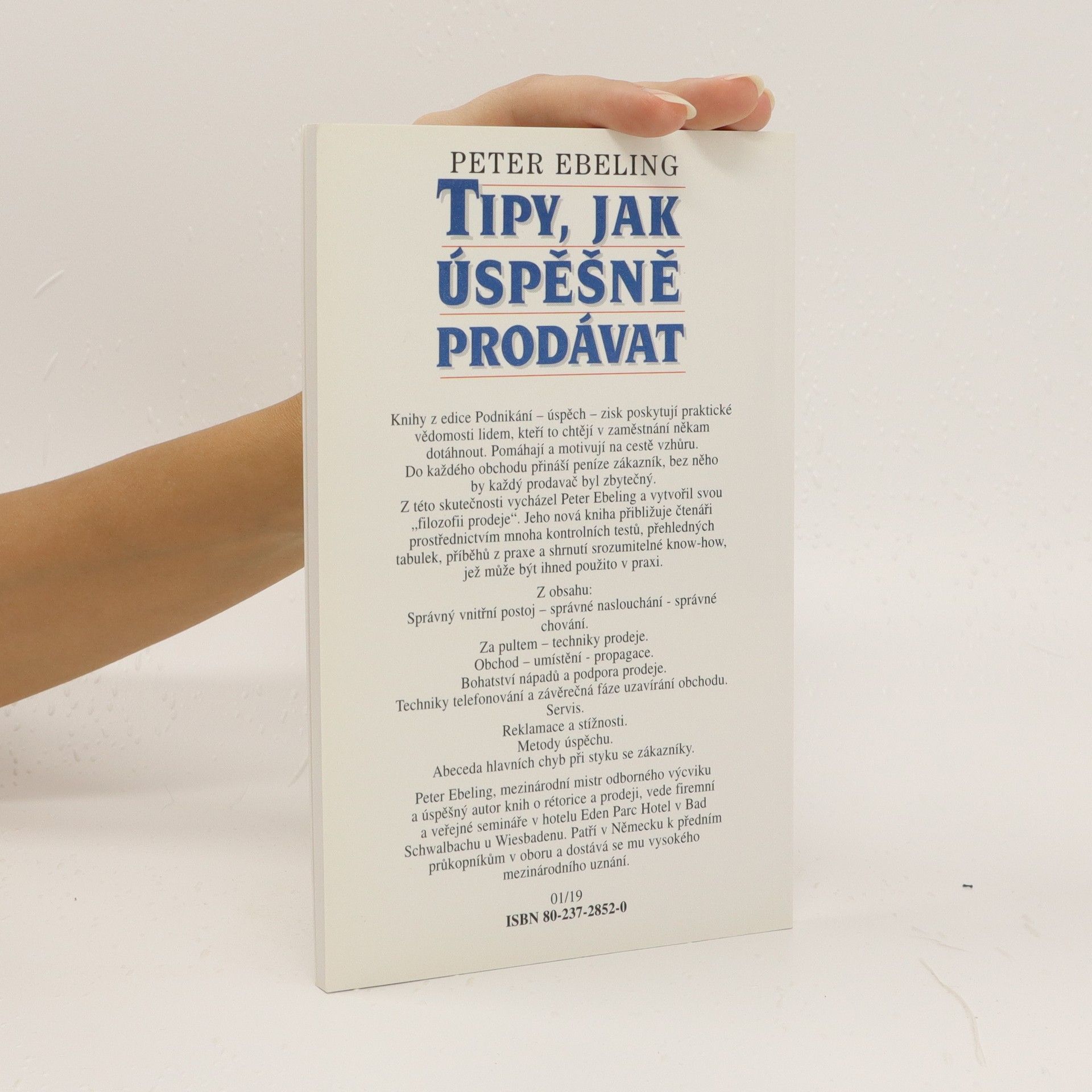 Peter Ebeling Tipy, jak úspěšně prodávat