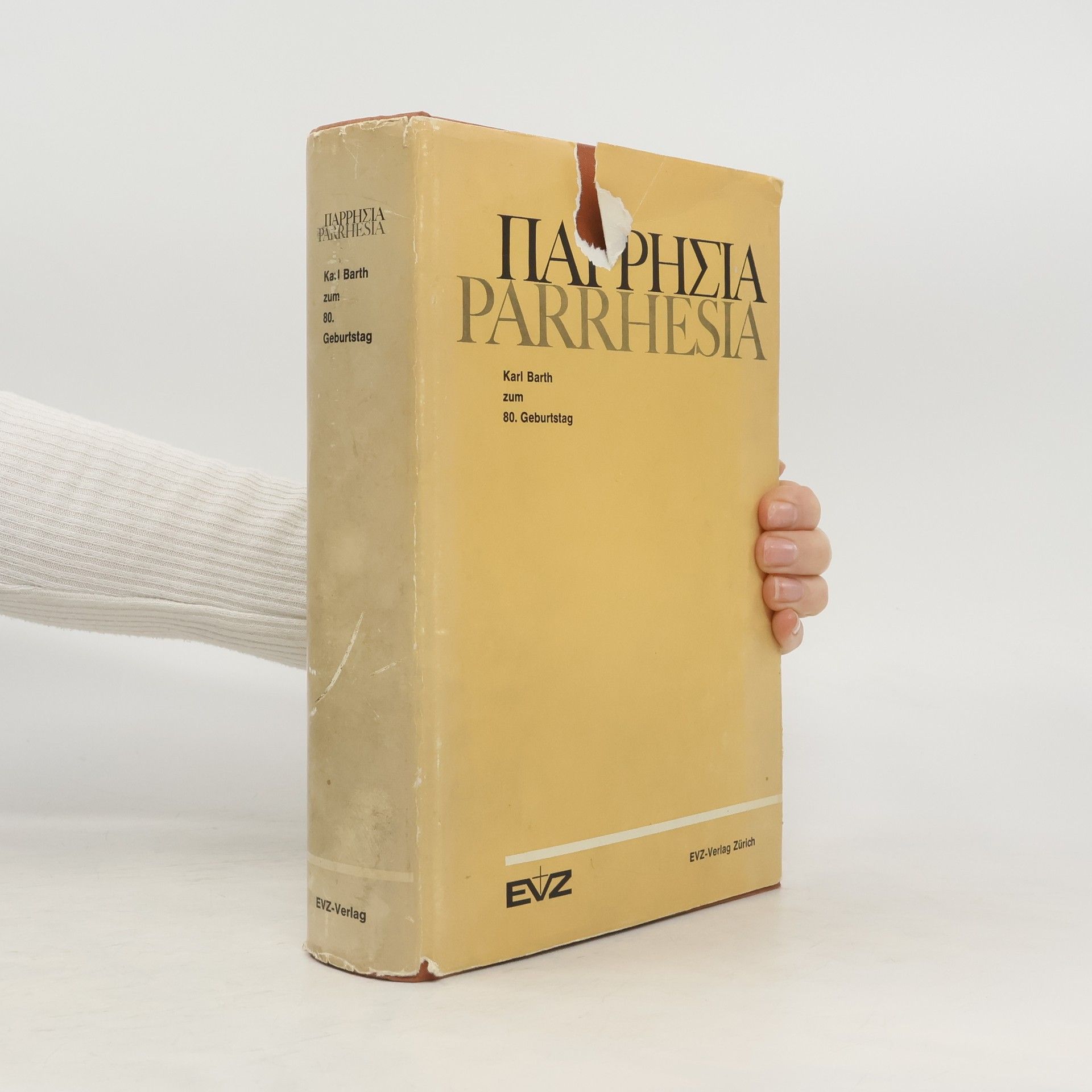 Karl Barth Παρρησια. Parrhesia