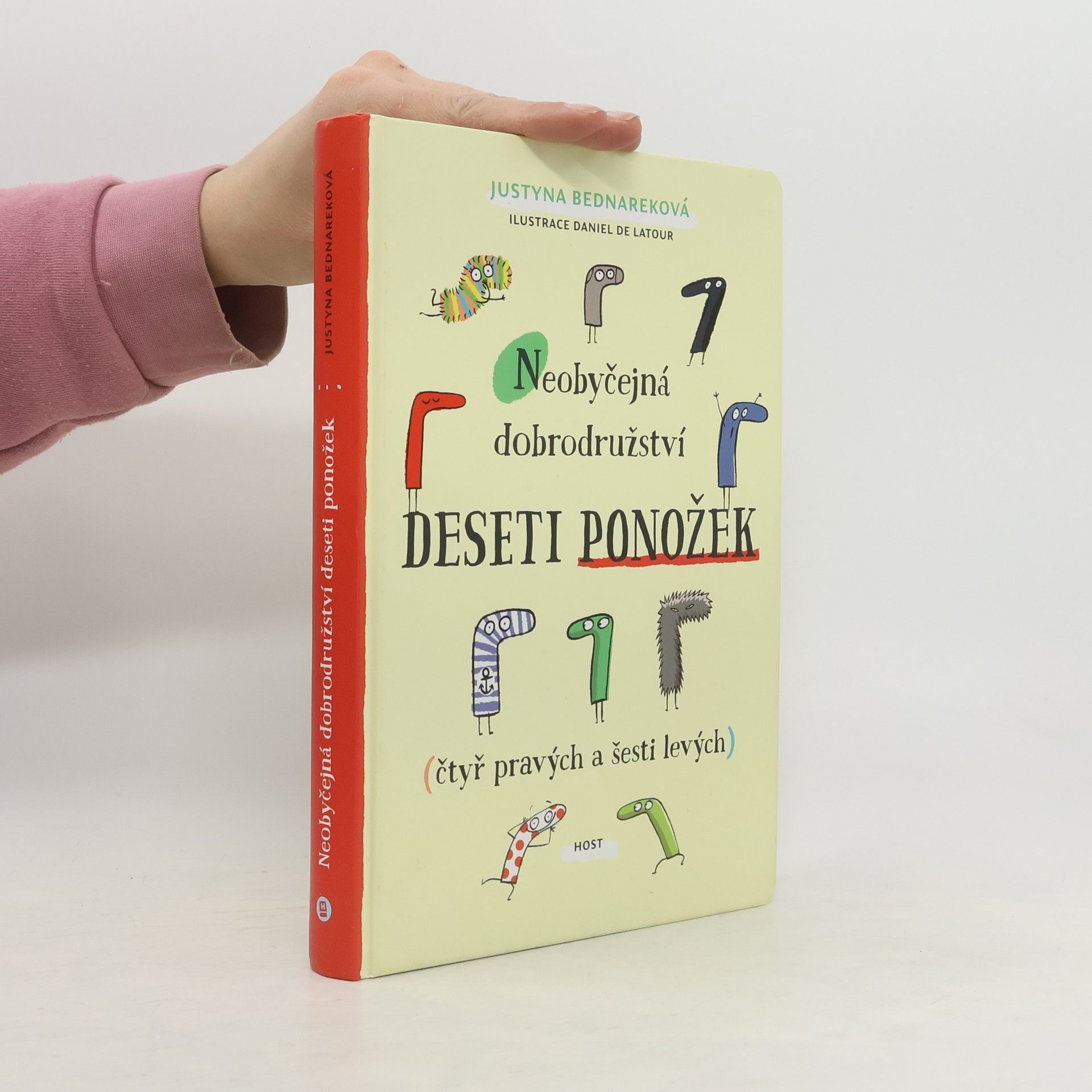 Justyna Bednarek Neobyčejná dobrodružství deseti ponožek (čtyř pravých a šesti levých)