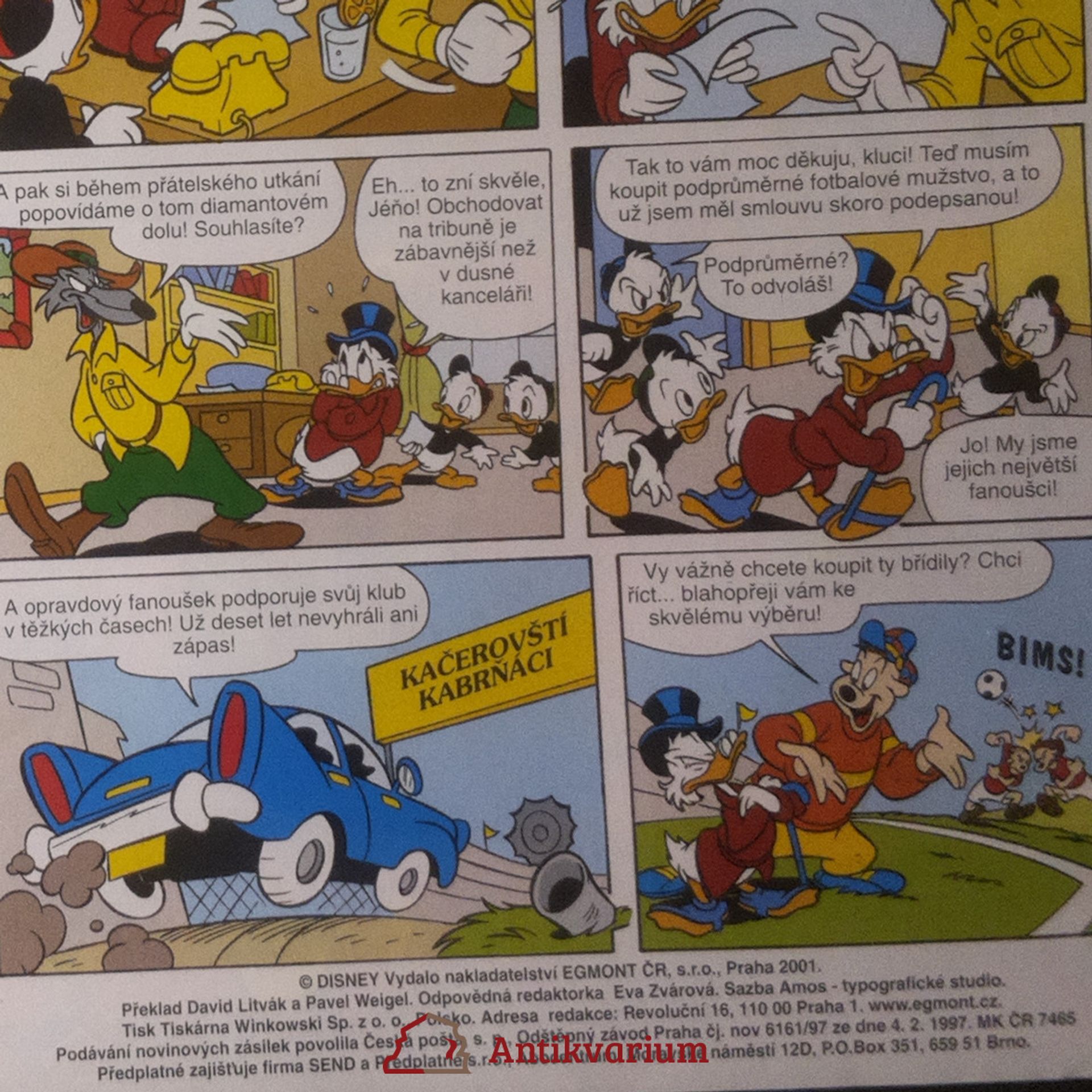 Autorenkollektiv Kačer Donald. Číslo 25/2001