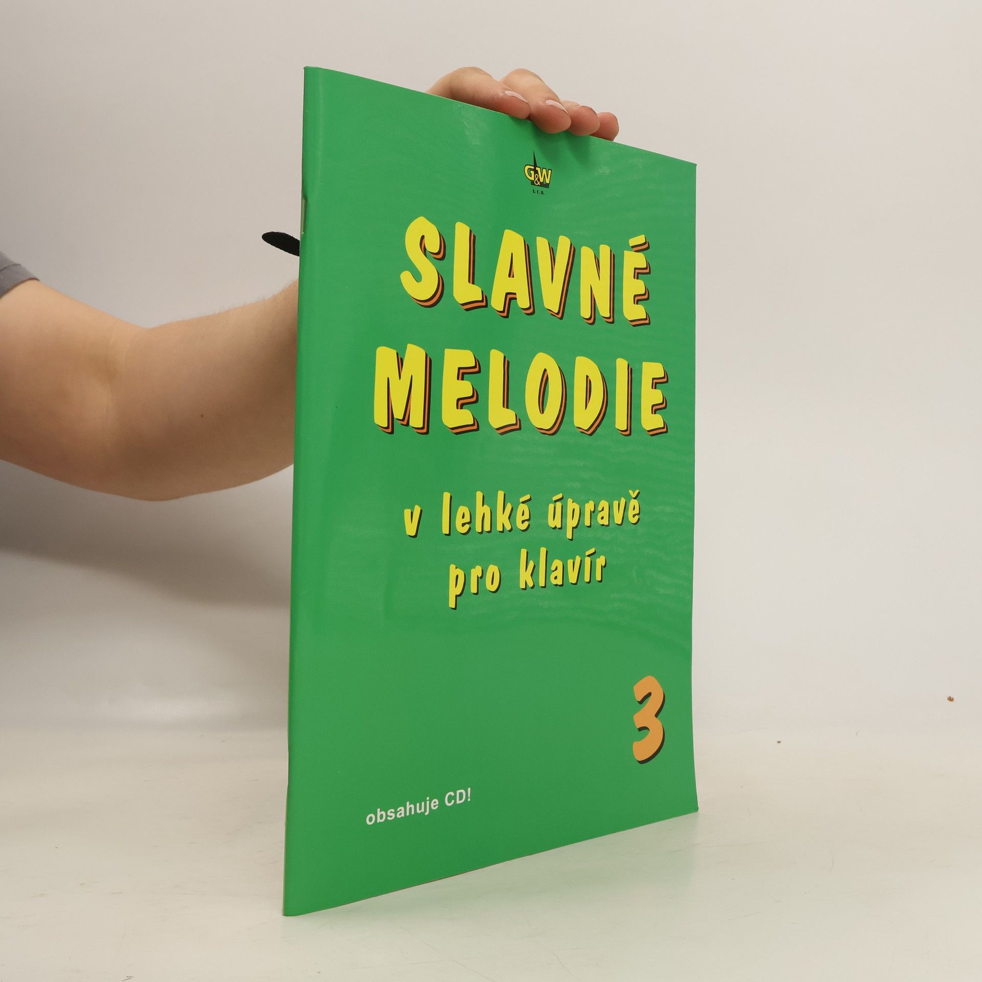 G+W Slavné melodie v lehké úpravě pro klavír 3.díl+CD