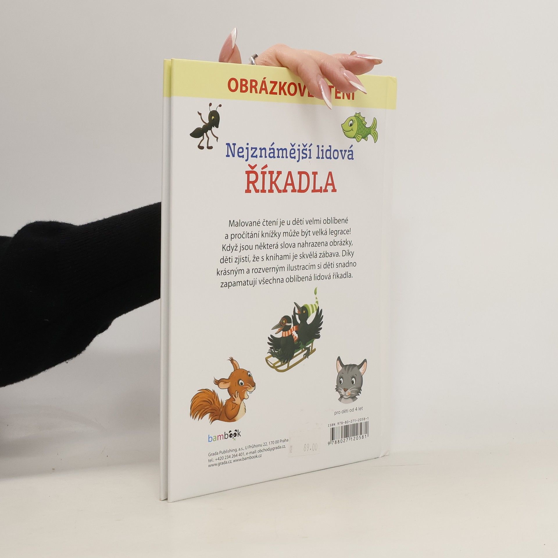 Veronika Balcarová Obrázkové čtení - Nejznámější lidová říkadla