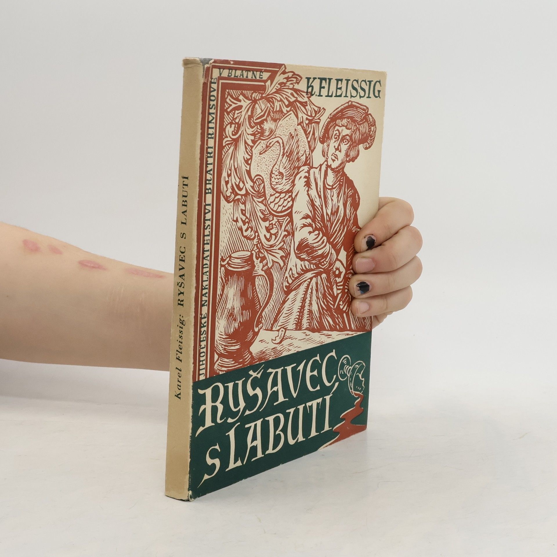Karel Fleissig Ryšavec s labutí