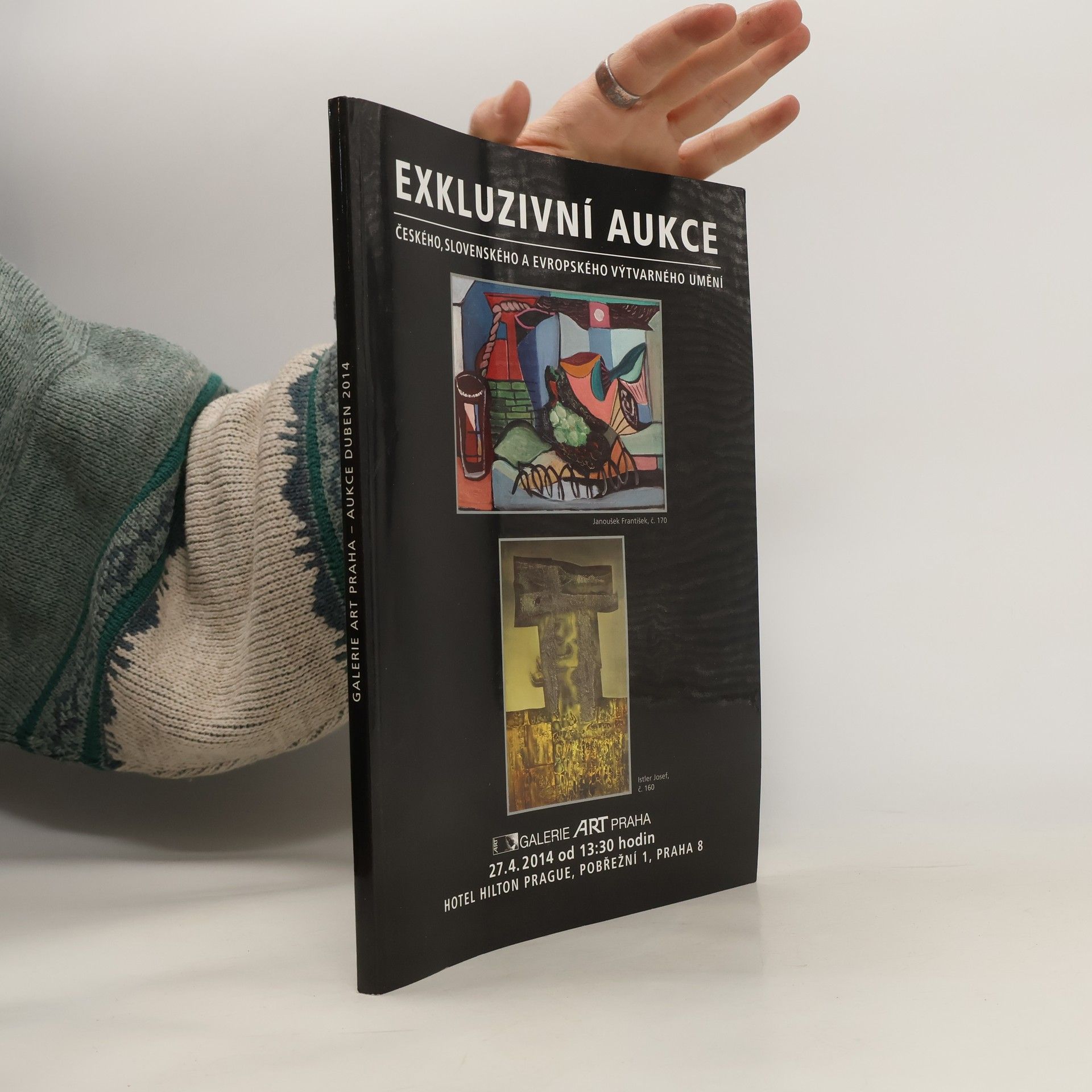 AA.VV. Exkluzivní aukce českého, slovenského a evropského výtvarného umění. Duben 2014
