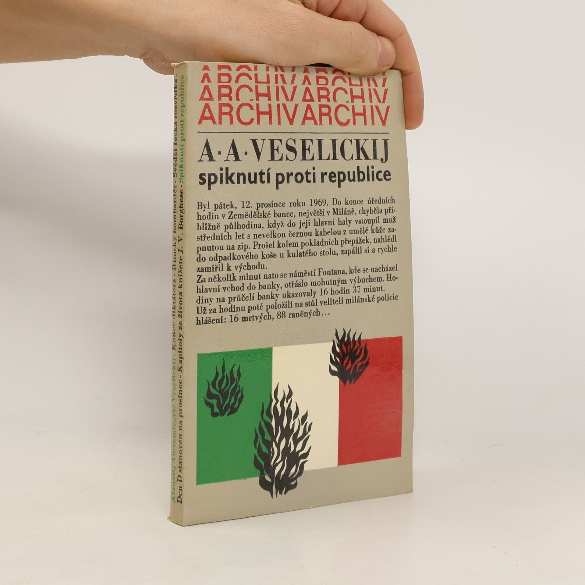 Afanasij Aleksandrovič Veselickij Spiknutí proti republice
