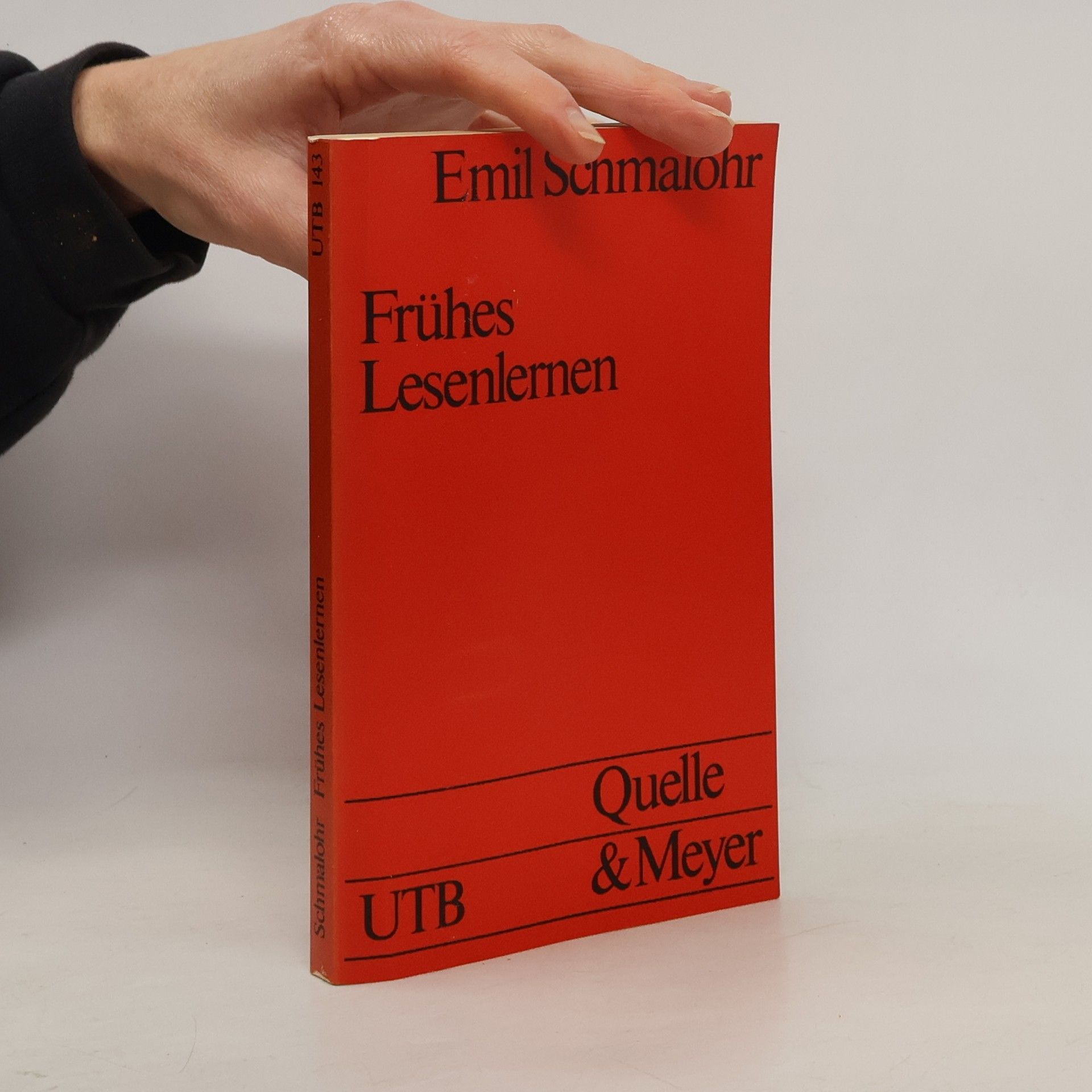 Emil Schmalohr Frühes Lesenlernen