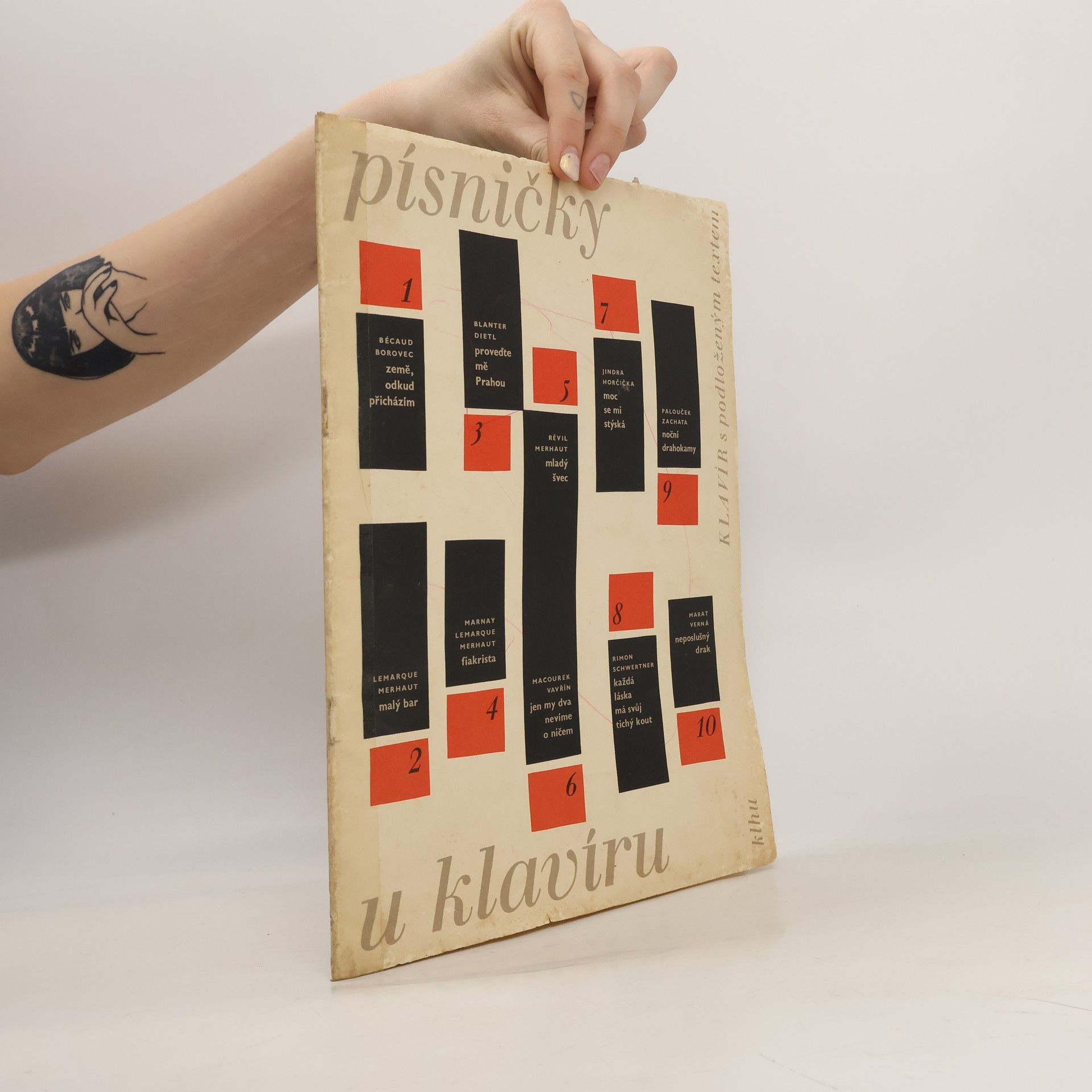 Collectif d'auteurs Písničky u klavíru