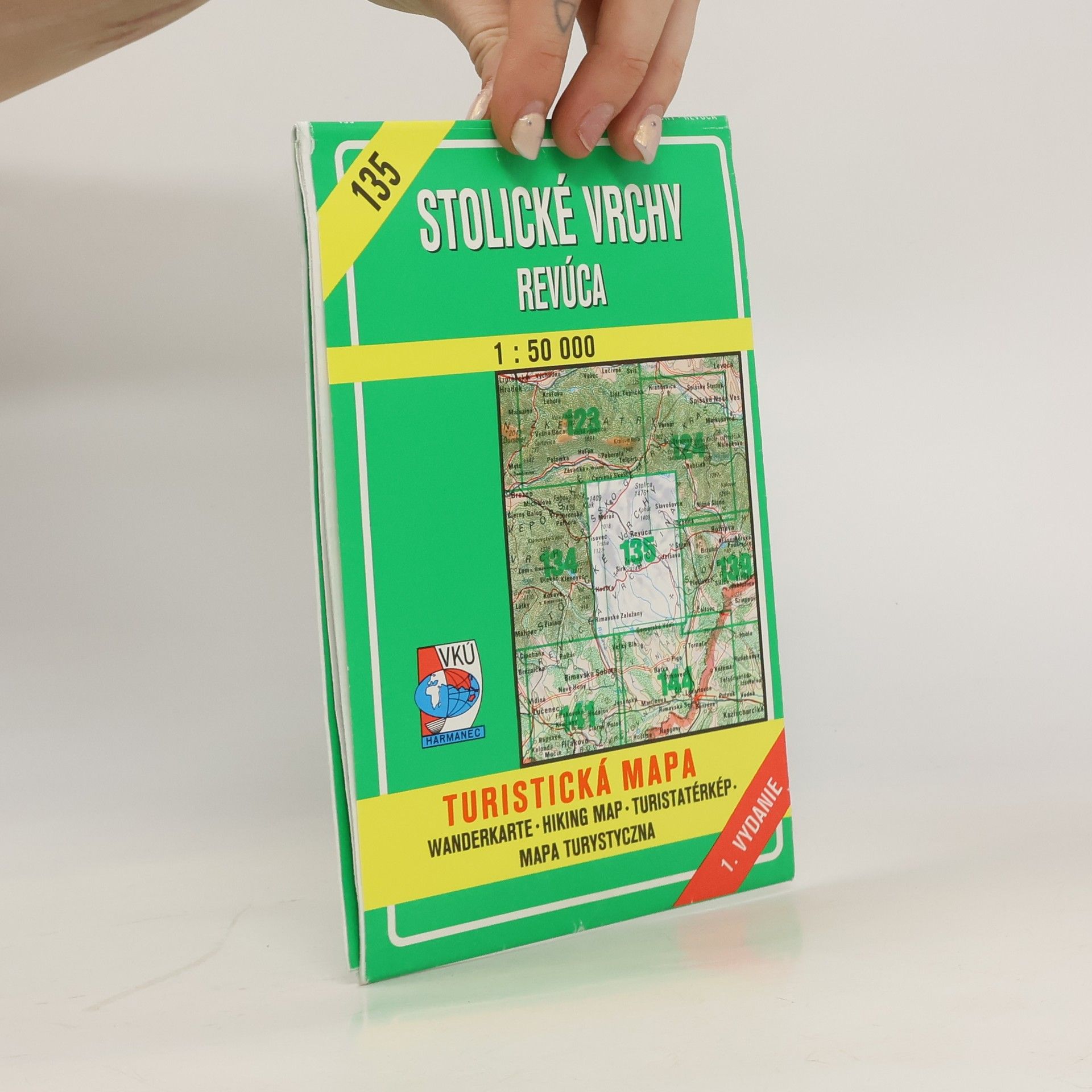 Collective Stolické vrchy. Revúca: Turistická mapa 1:50 000