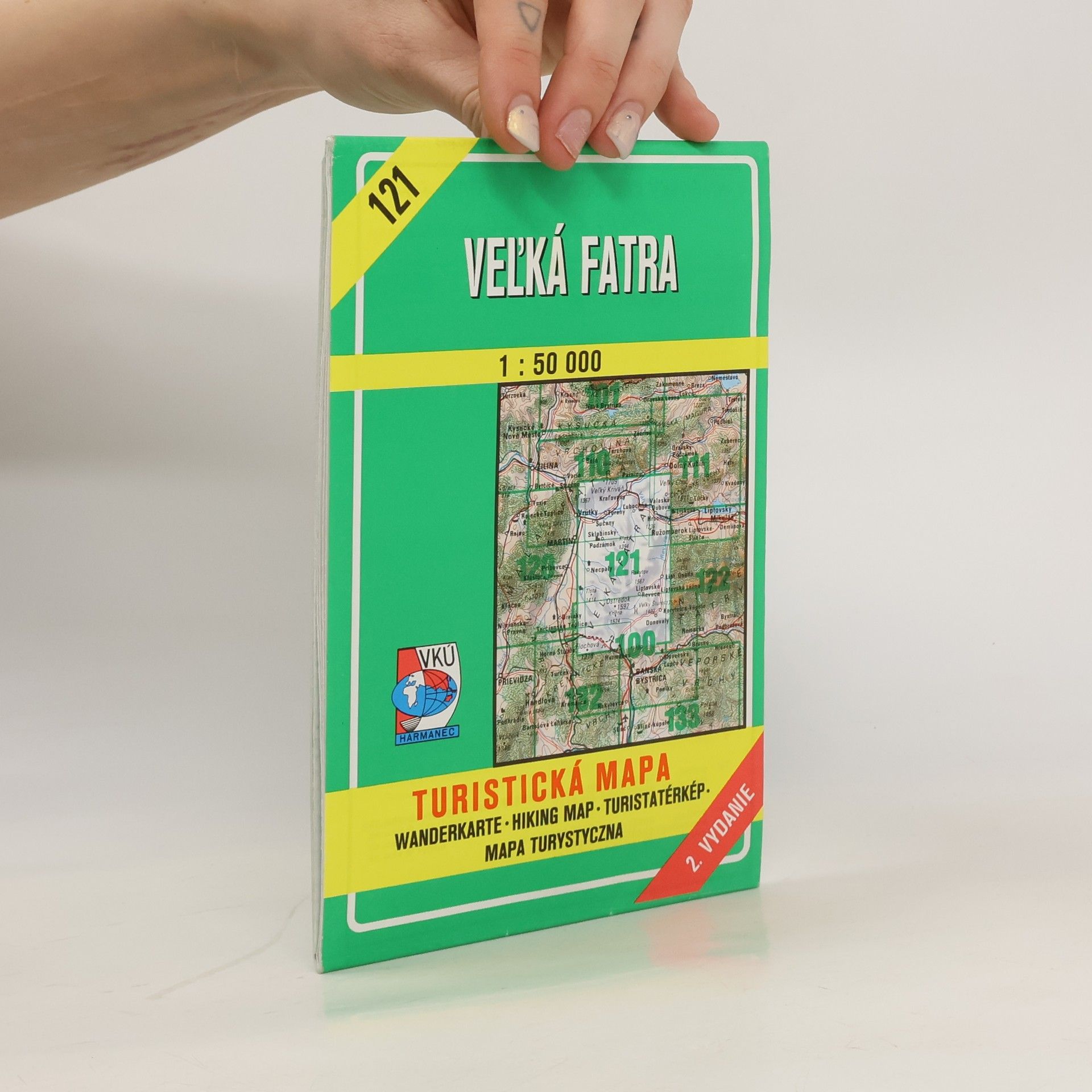 Collective Veľká Fatra - 1 : 50 000 turistická mapa