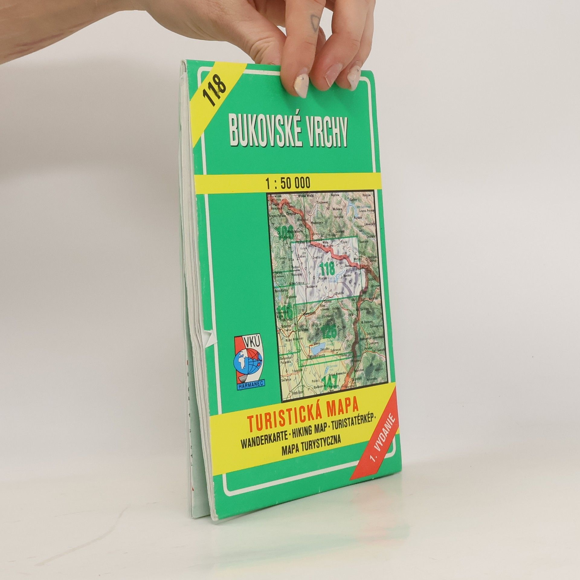 Kolektiv autorů Bukovské vrchy. Turistická mapa 1:50 000