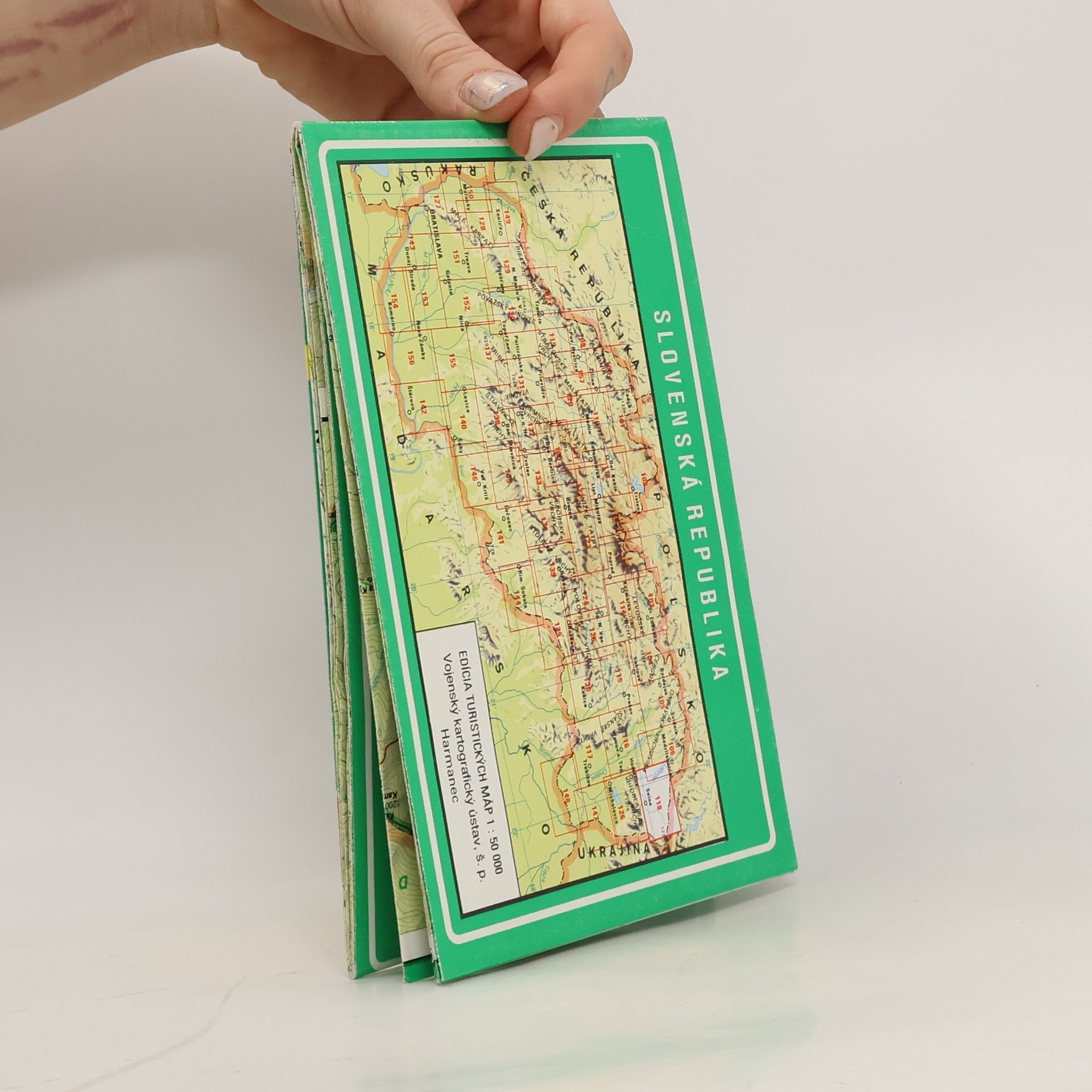 Kolektiv autorů Bukovské vrchy. Turistická mapa 1:50 000