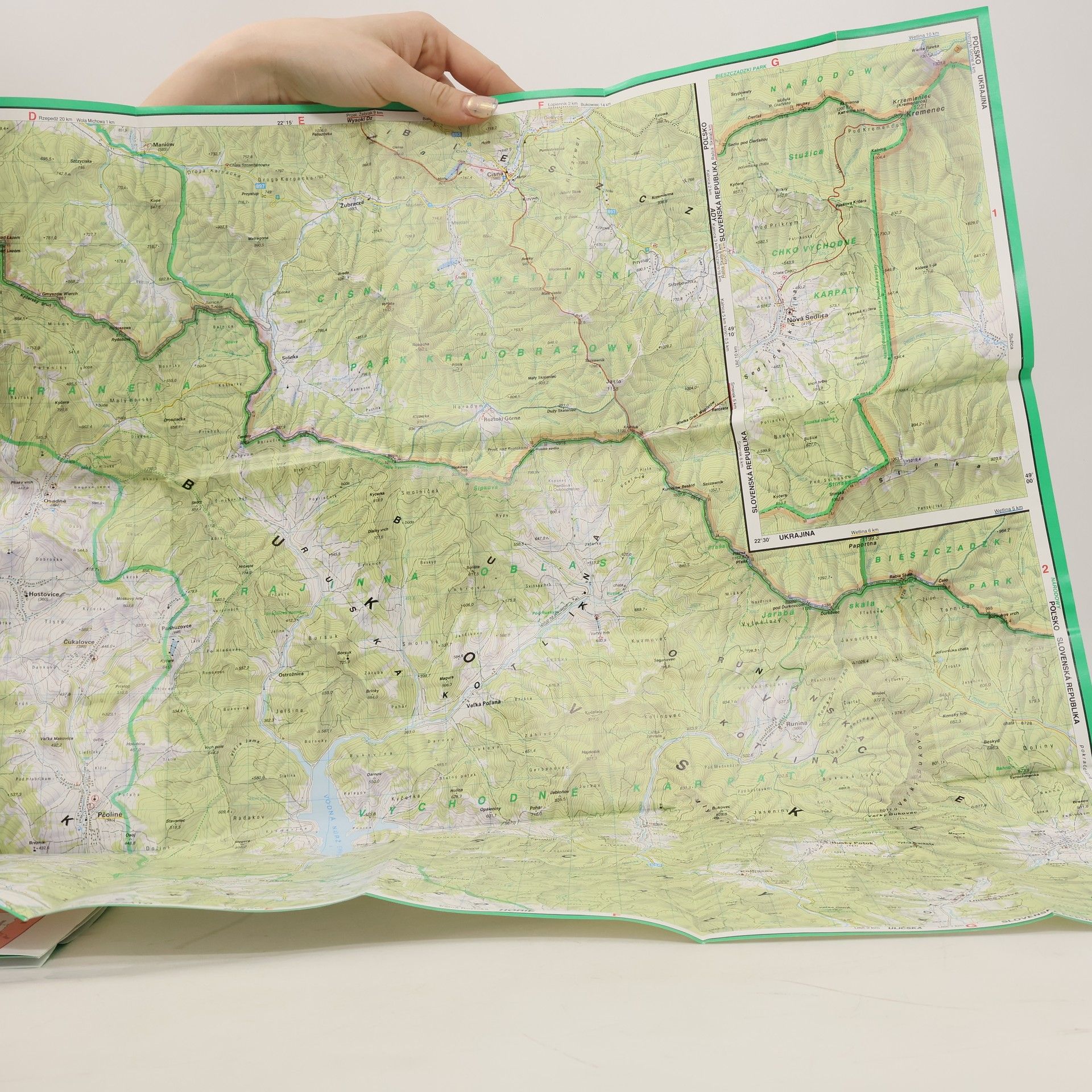 Kolektiv autorů Bukovské vrchy. Turistická mapa 1:50 000