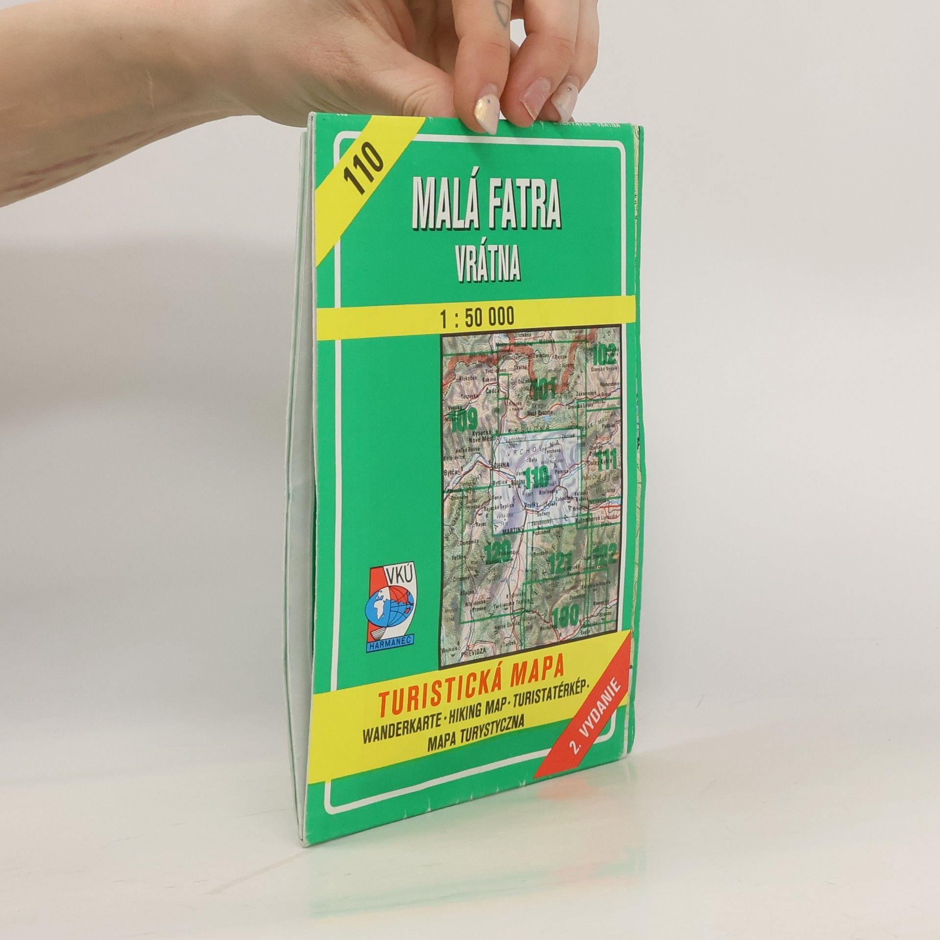 Collective Malá Fatra - Vrátna: turistická mapa 1:50 000