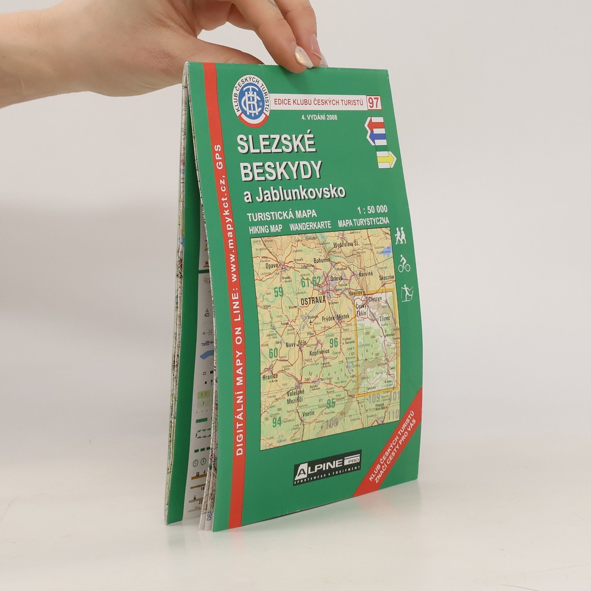 Autorenkollektiv Slezské Beskydy a Jablunkovsko turistická mapa 1:50 000 Jablunkovsko