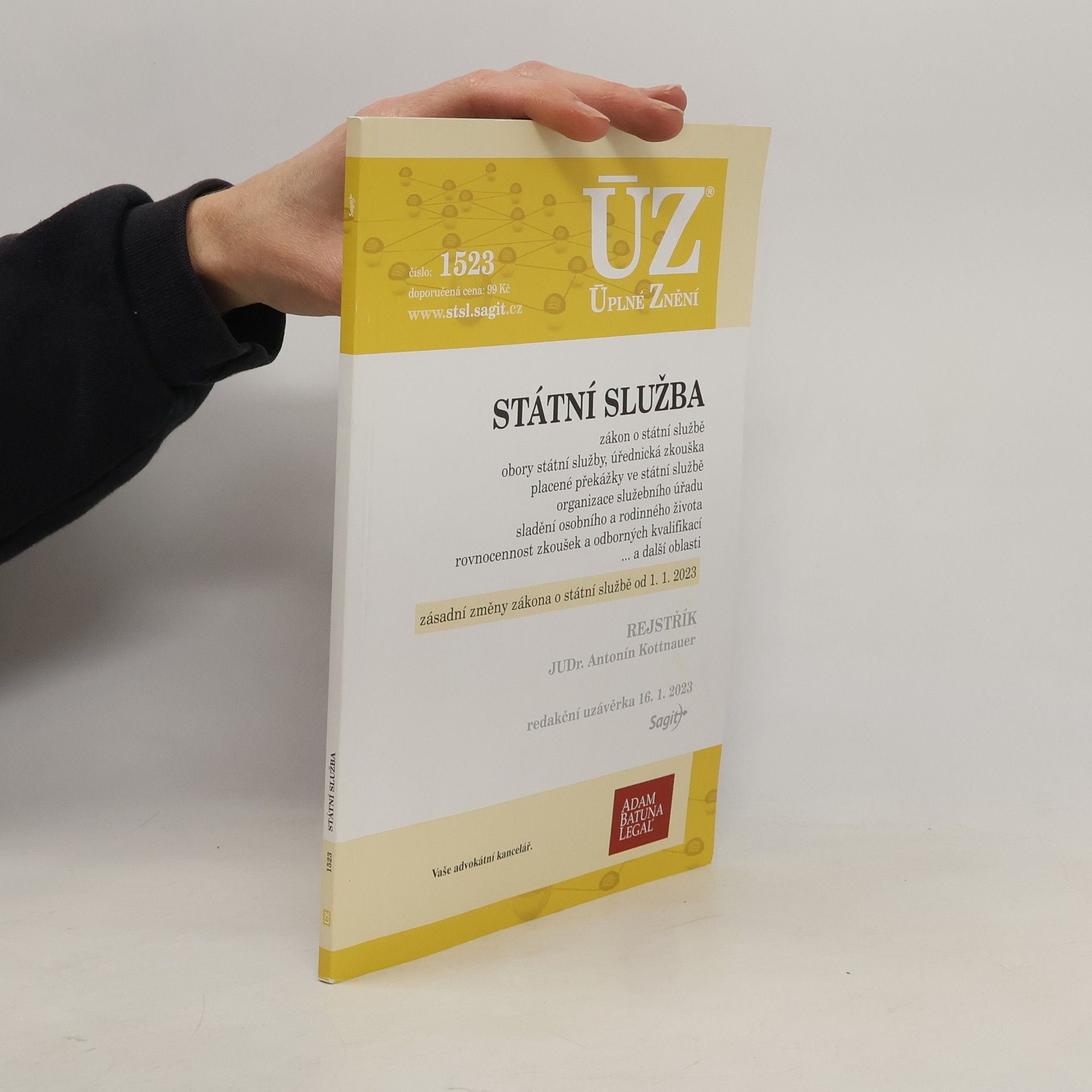 Sagit ÚZ 1523 Státní služba