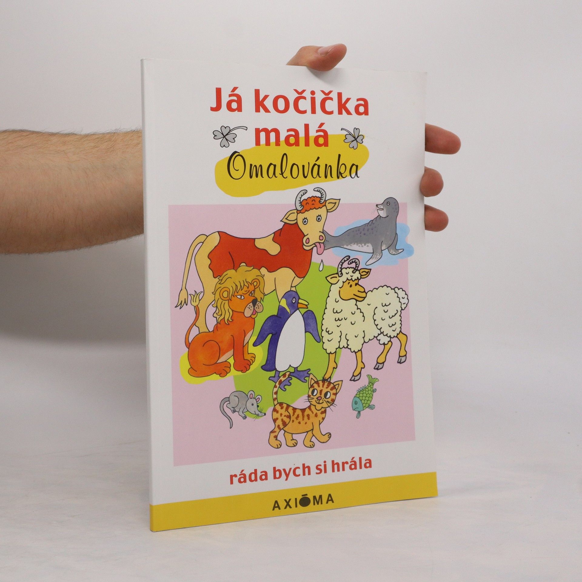 Jana Svodobová Já kočička malá ráda bych si hrála - omalovánka