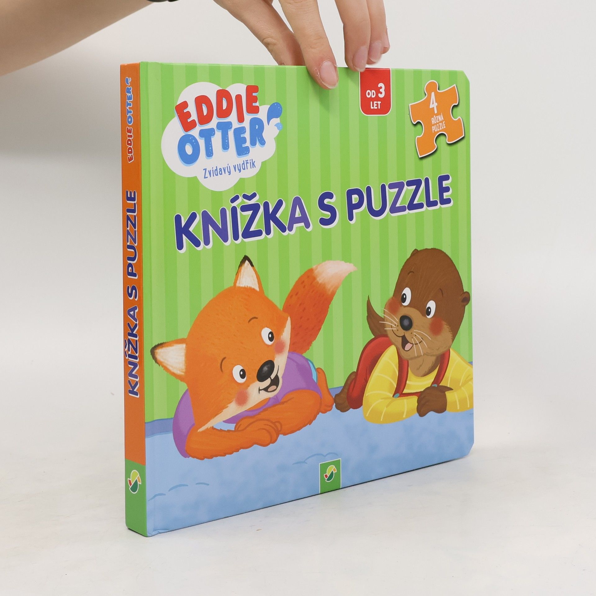 kolektiv Eddie Otter, Zvedavý vydrík: Knižka s puzzle