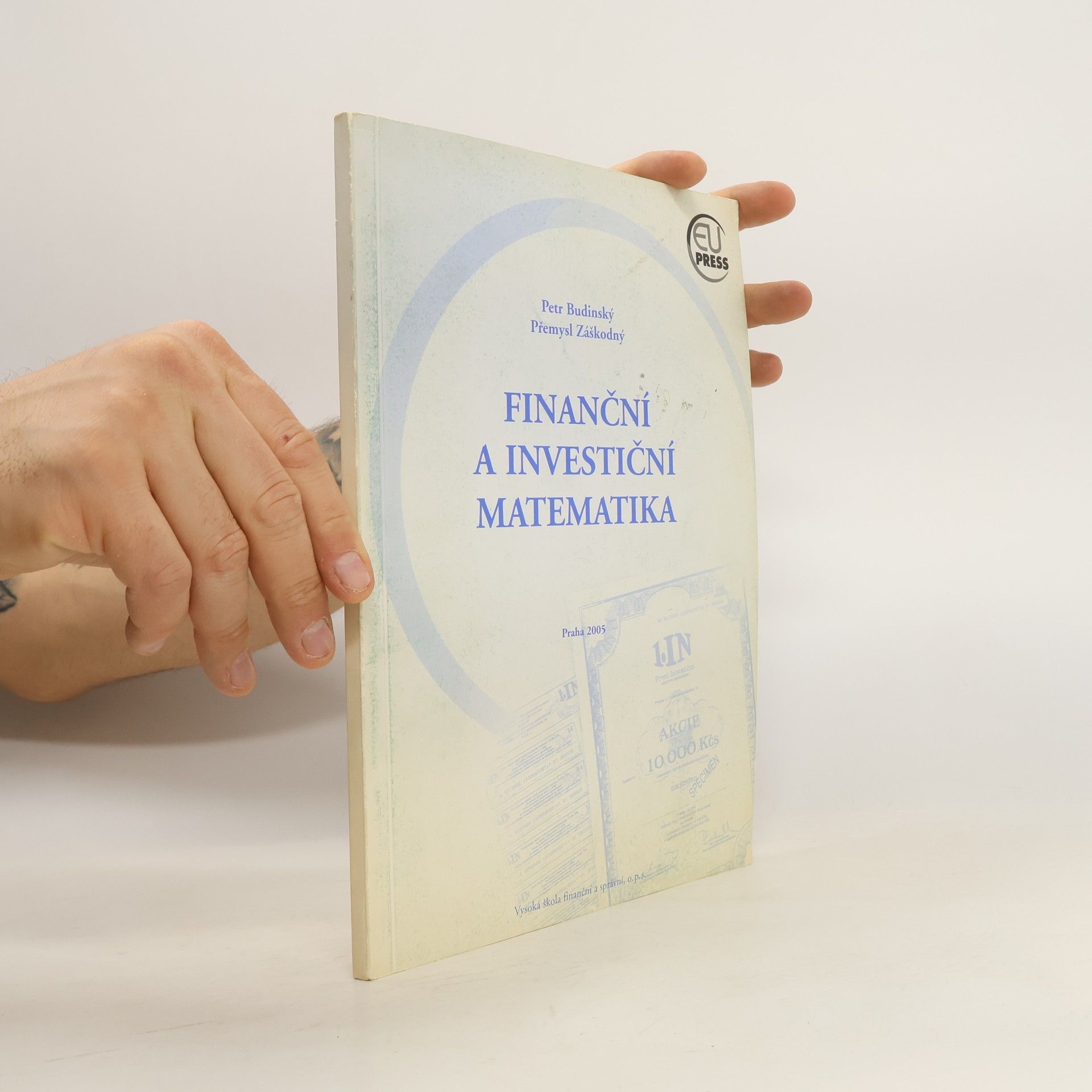 Petr Budinský Finanční a investiční matematika