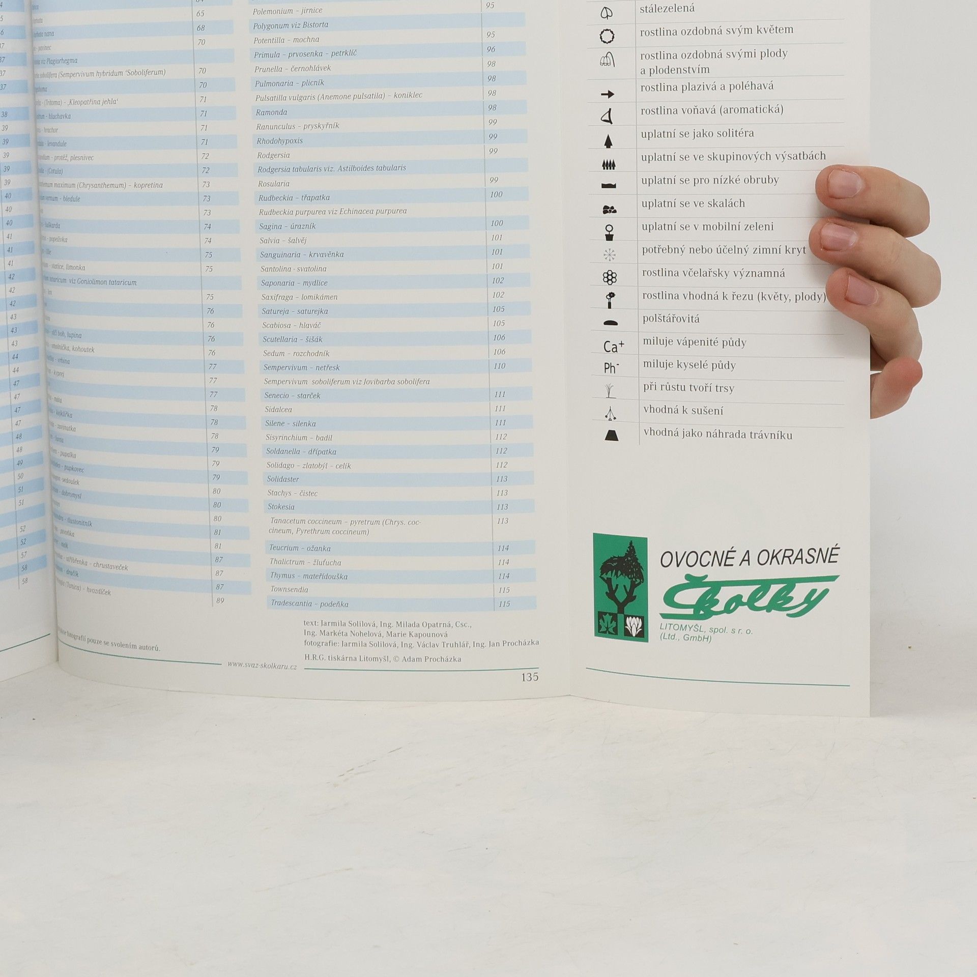 Autores varios Katalog trvalek