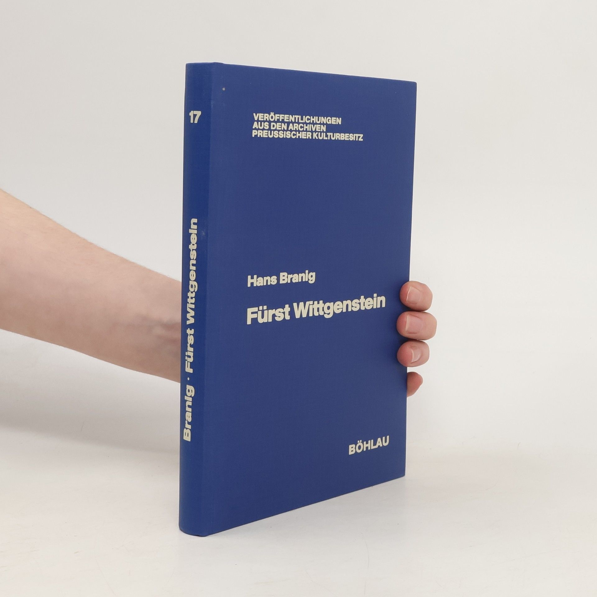 Hans Branig Fürst Wittgenstein