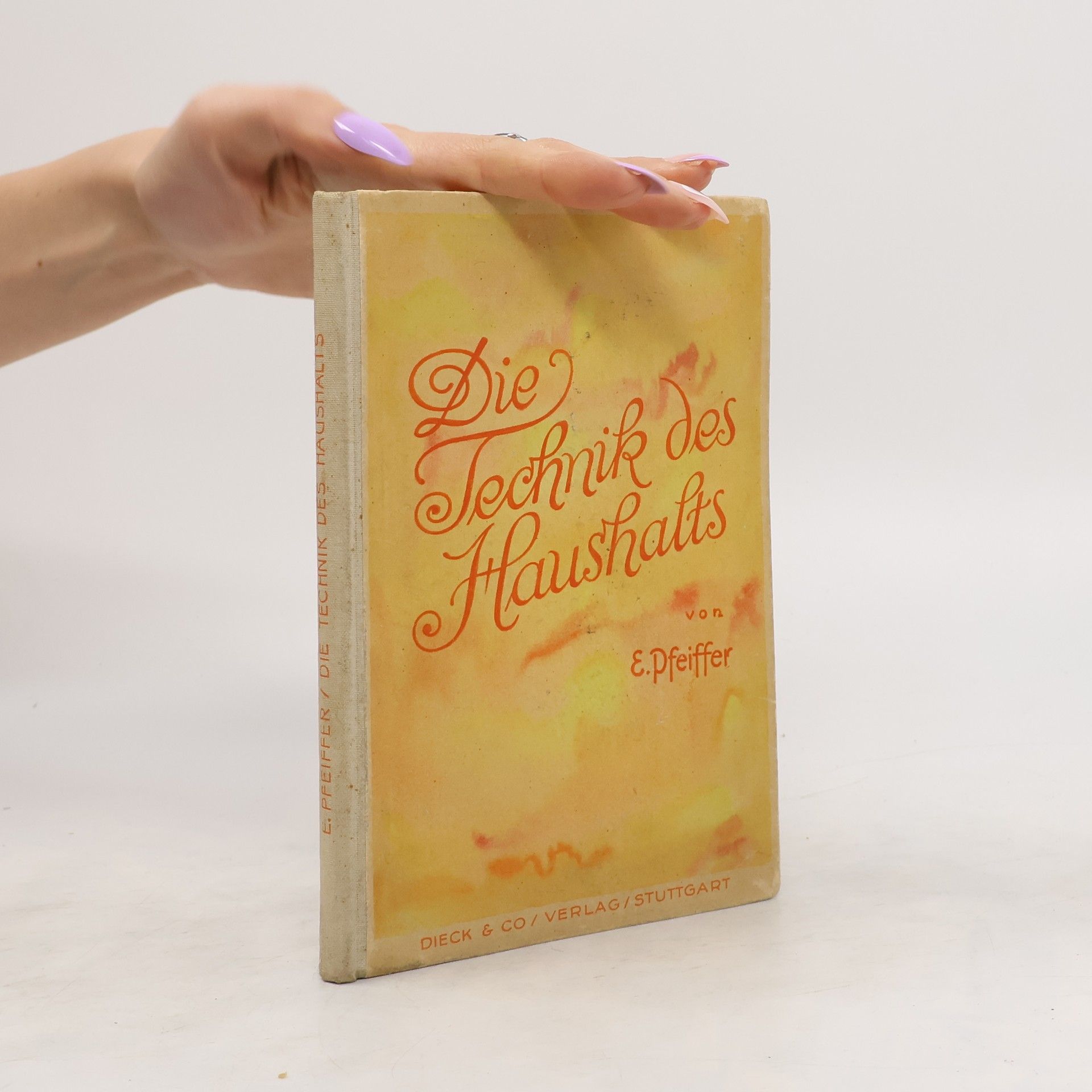 Eduard Pfeiffer Die Technik des Haushalts