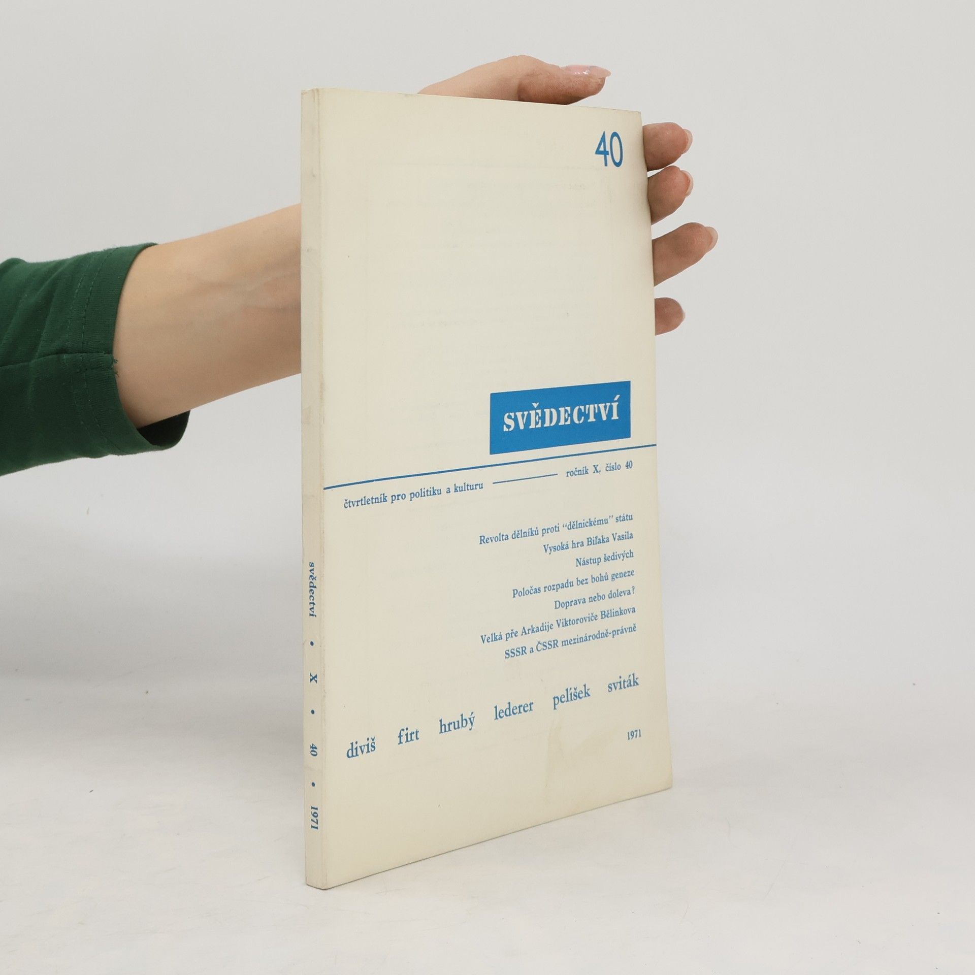 Autorenkollektiv Svědectví 40