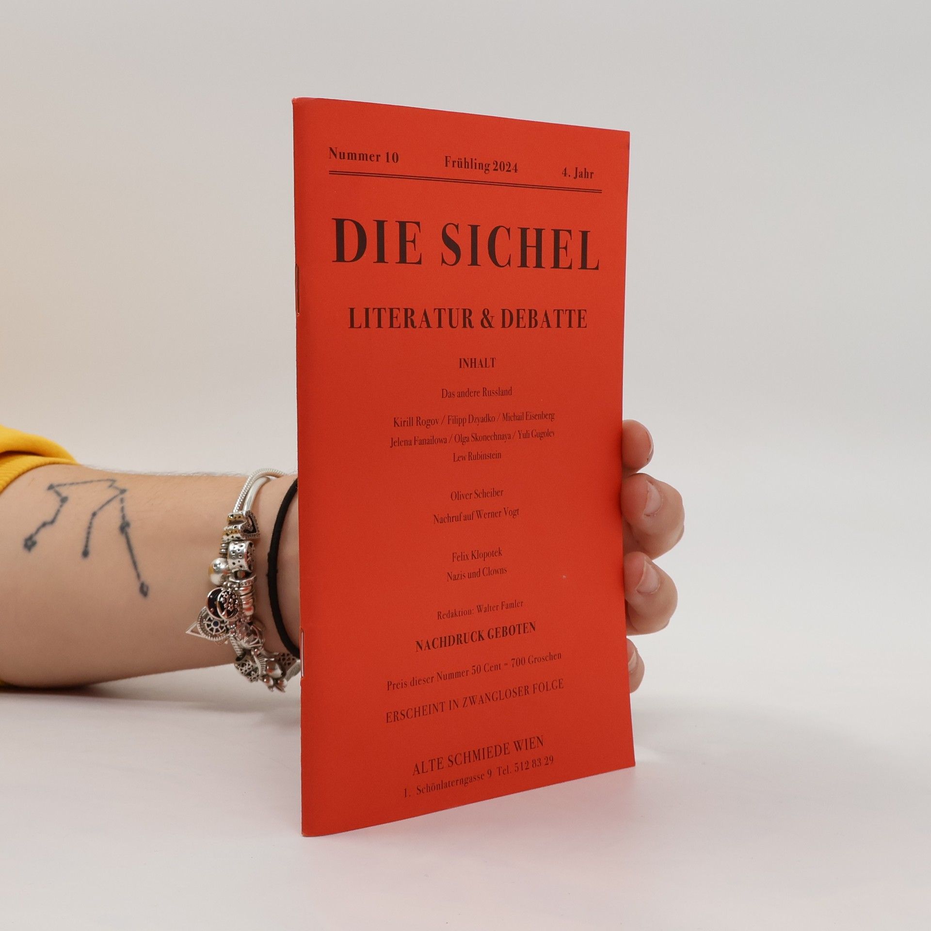 Collectif d'auteurs Die Sichel 10/2024 Literatur & Debate