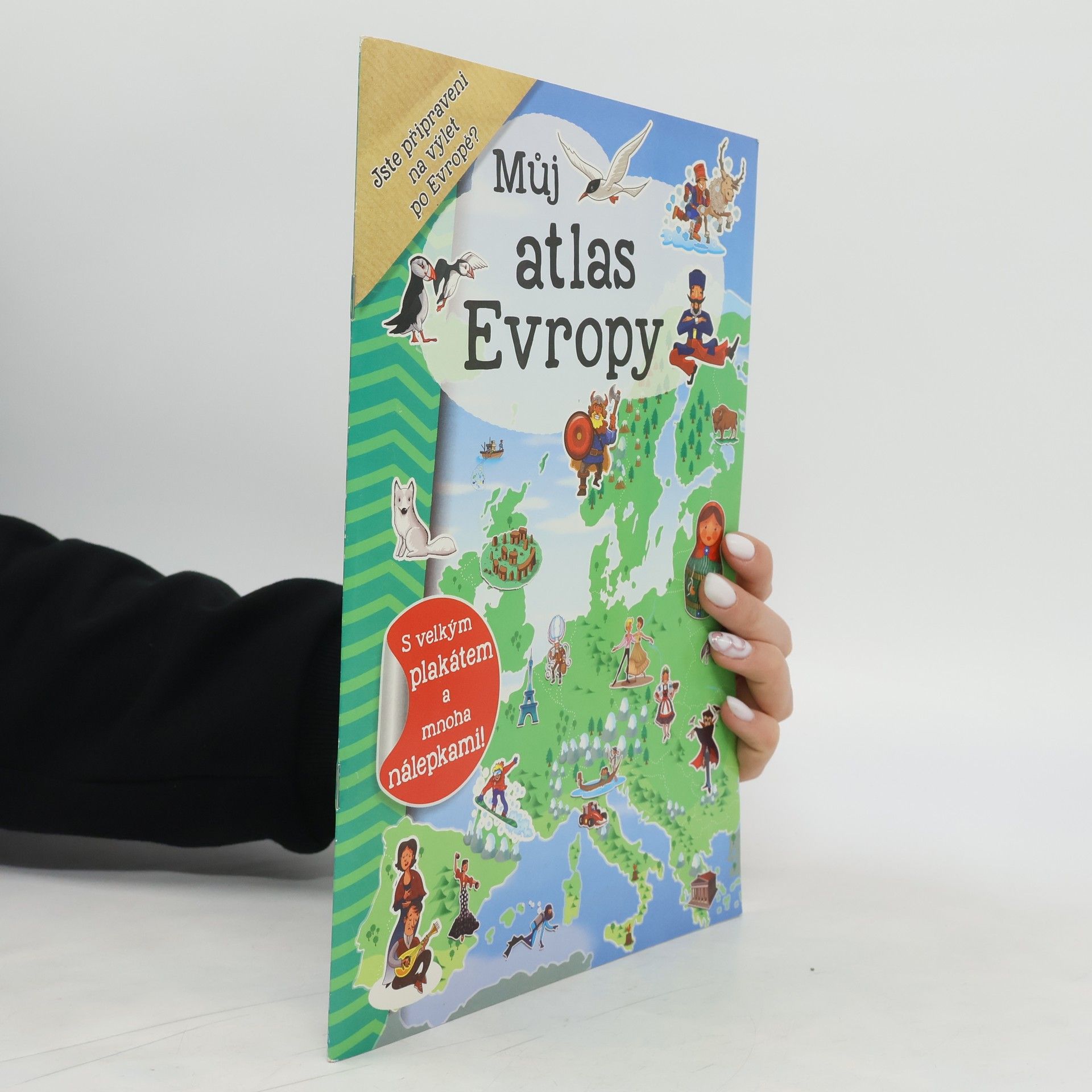 kolektiv Můj atlas Evropy (+ samolepky, mapa)